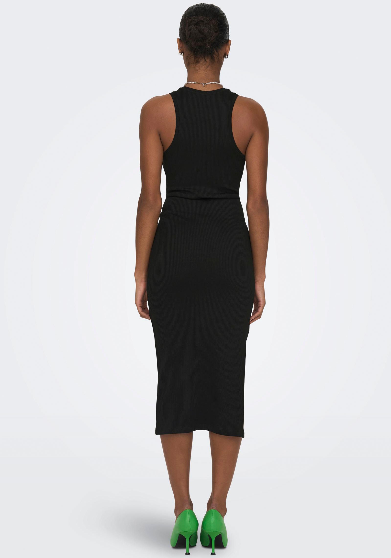 ONLY Jerseykleid »ONLBELFAST S/L MIDI DRESS JRS NOOS«, Sommerkleid