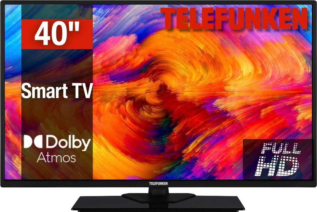 Telefunken LED-Fernseher »D40F550M1CWI«, 102 Full BAUR Zoll, HD, cm/40 | Smart-TV