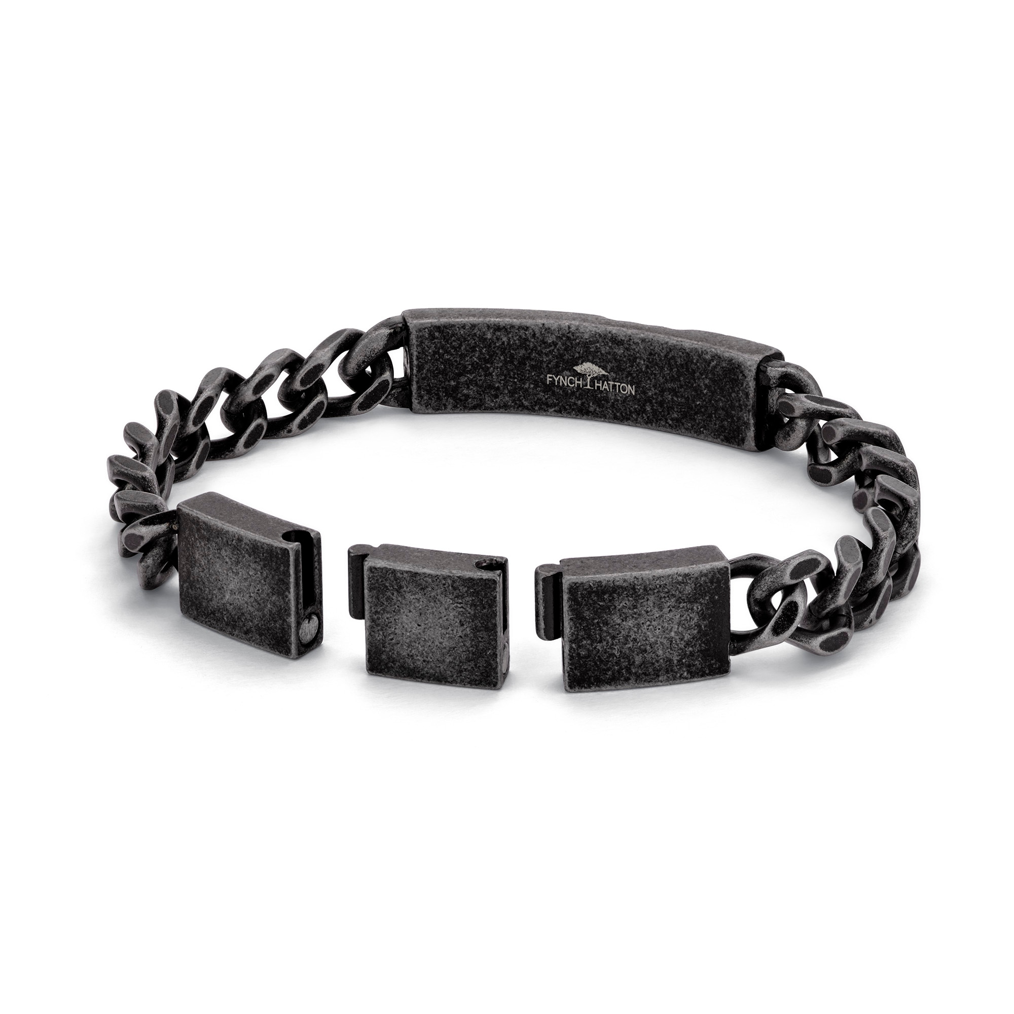 FYNCH-HATTON Armband »Schmuck Geschenk Edelstahl Armkette Curb Chain«