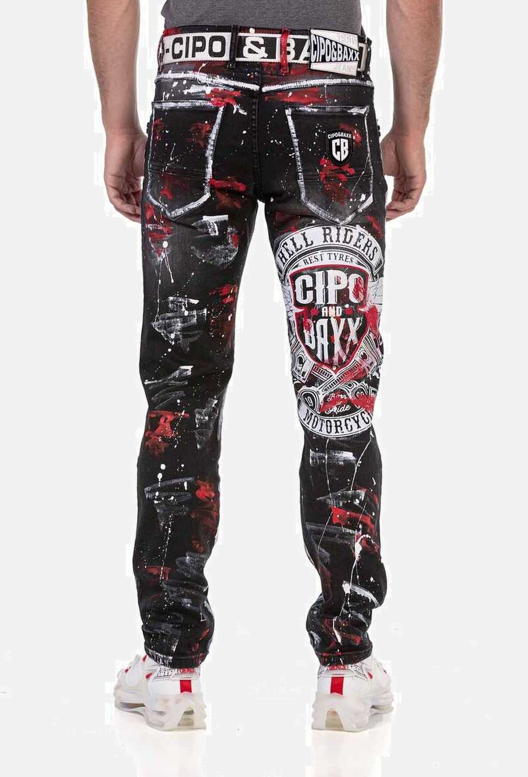 Cipo & Baxx 5-Pocket-Jeans »Cipo & Baxx Jeans« im coolen Streetstyle, CD715