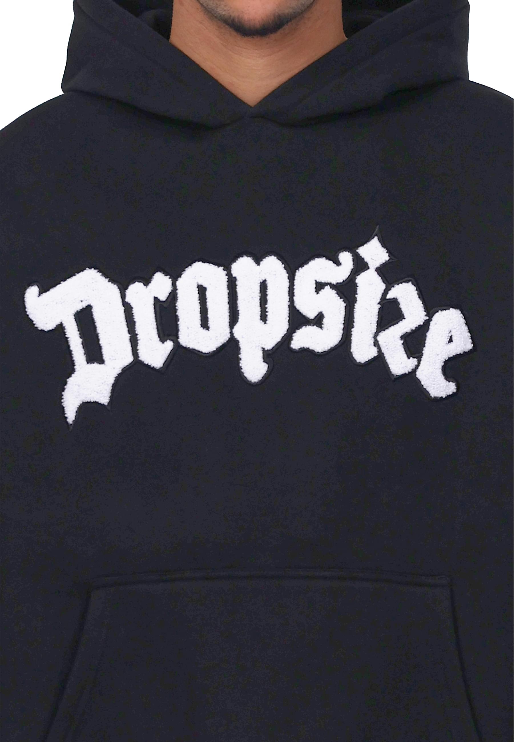 Dropsize Kapuzensweatshirt »Dropsize HEAVY OVERSIZE FROTTEE EMBO V2 HOODIE«, (1 tlg.)