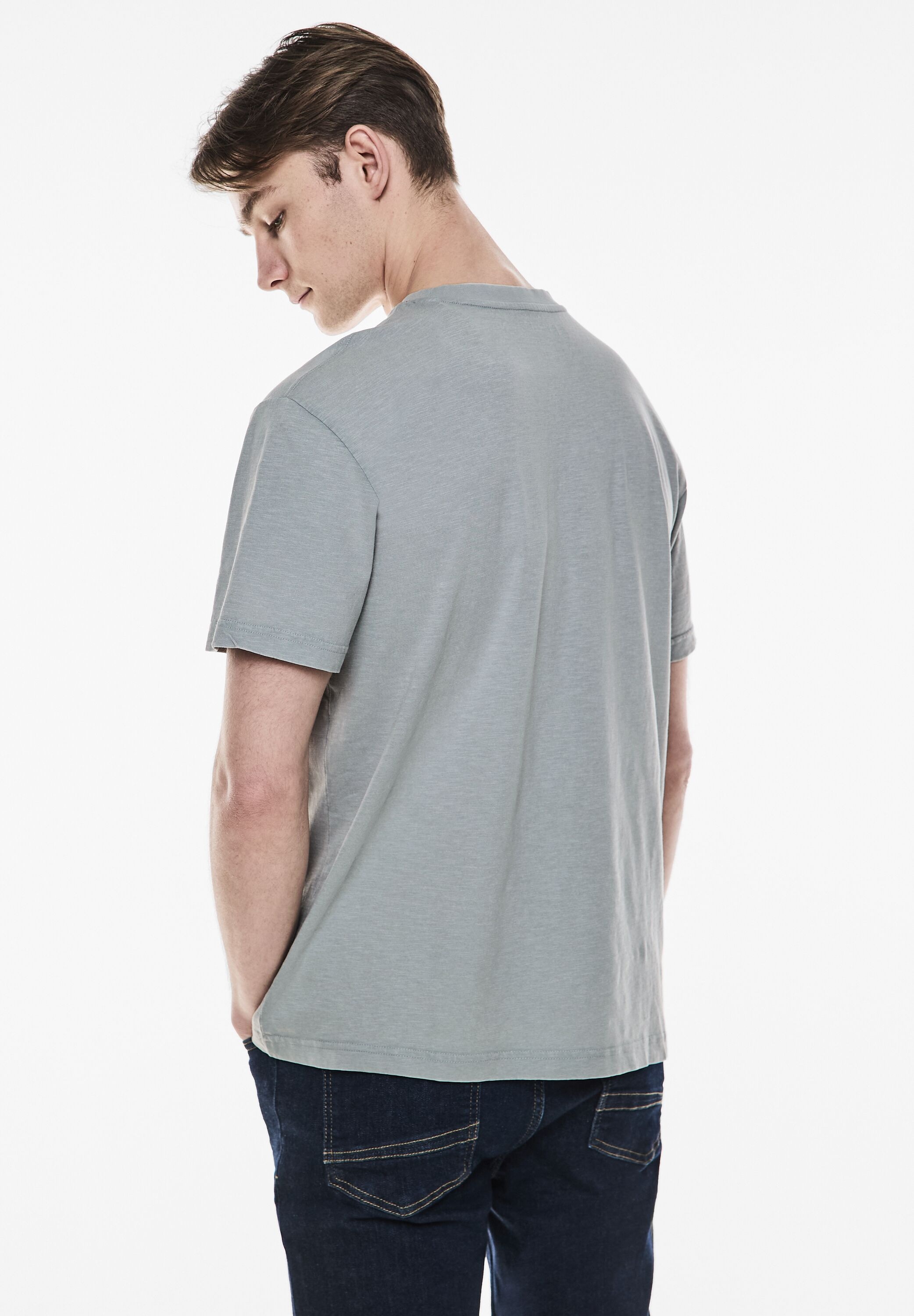 STREET ONE MEN T-Shirt, mit Brusttasche