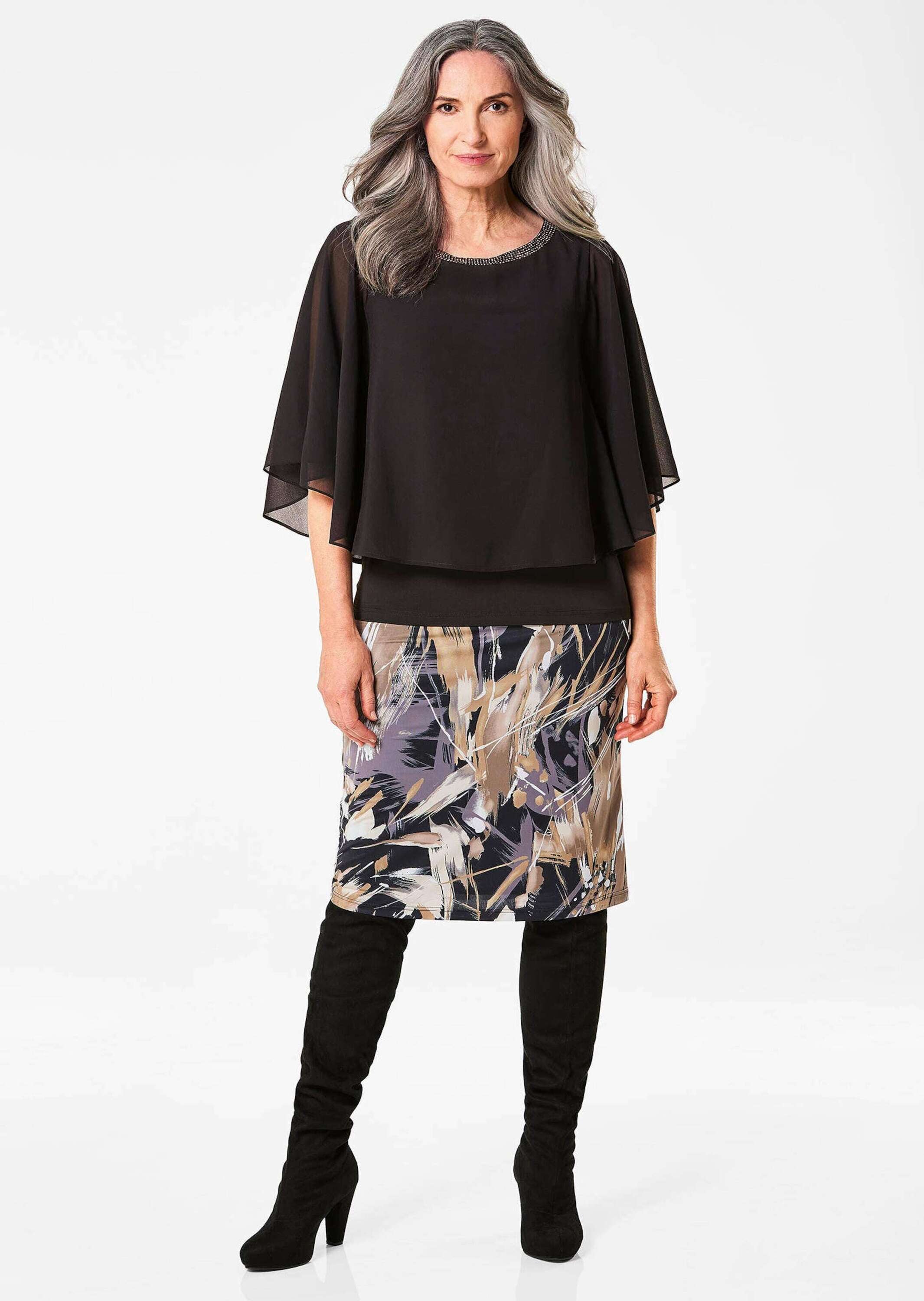 GOLDNER Kurzarmbluse »Blusenshirt«