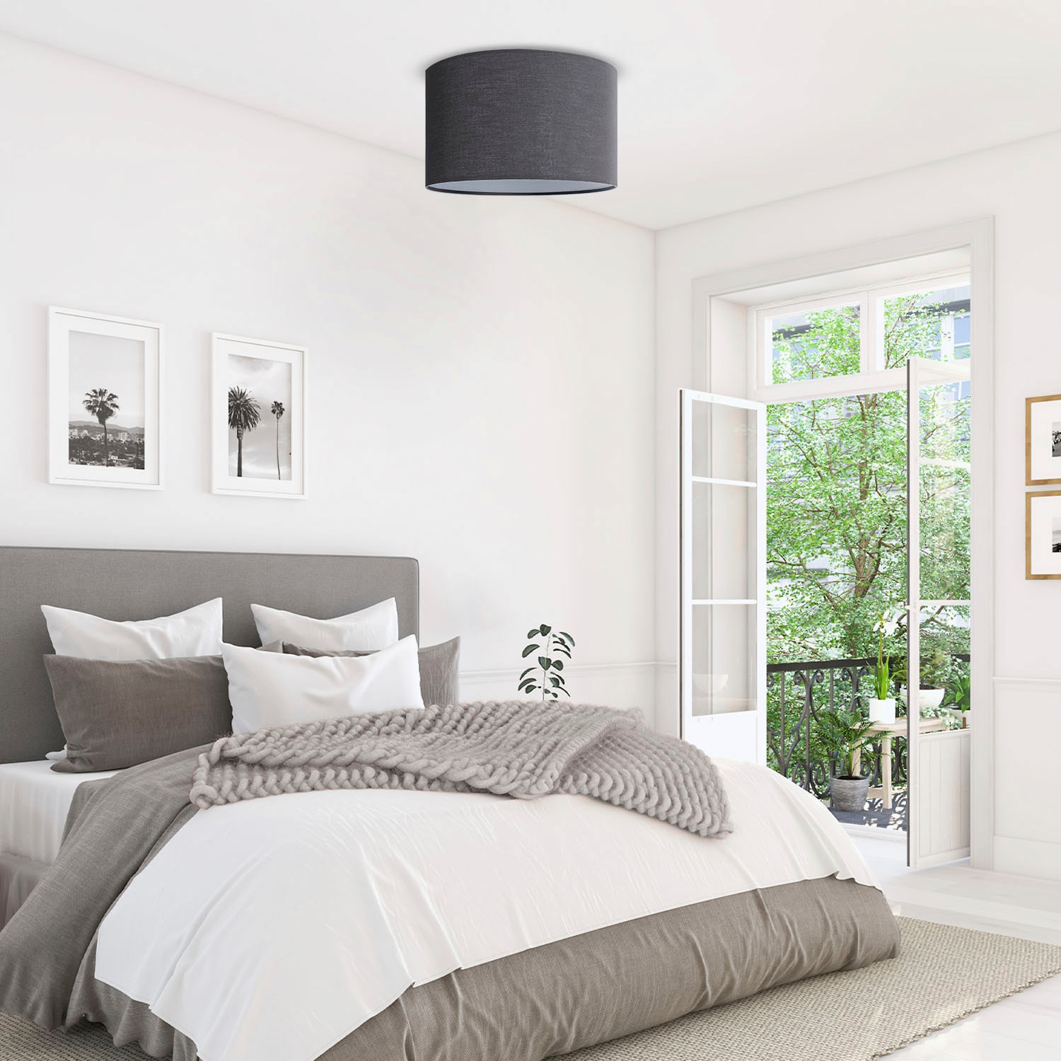 | E27 Home bestellen Paco Unifarben, Deckenleuchte »Uni 1 flammig-flammig, Wohnzimmer Deckenleuchte BAUR Schlafzimmer, Color«, Und Deko LED