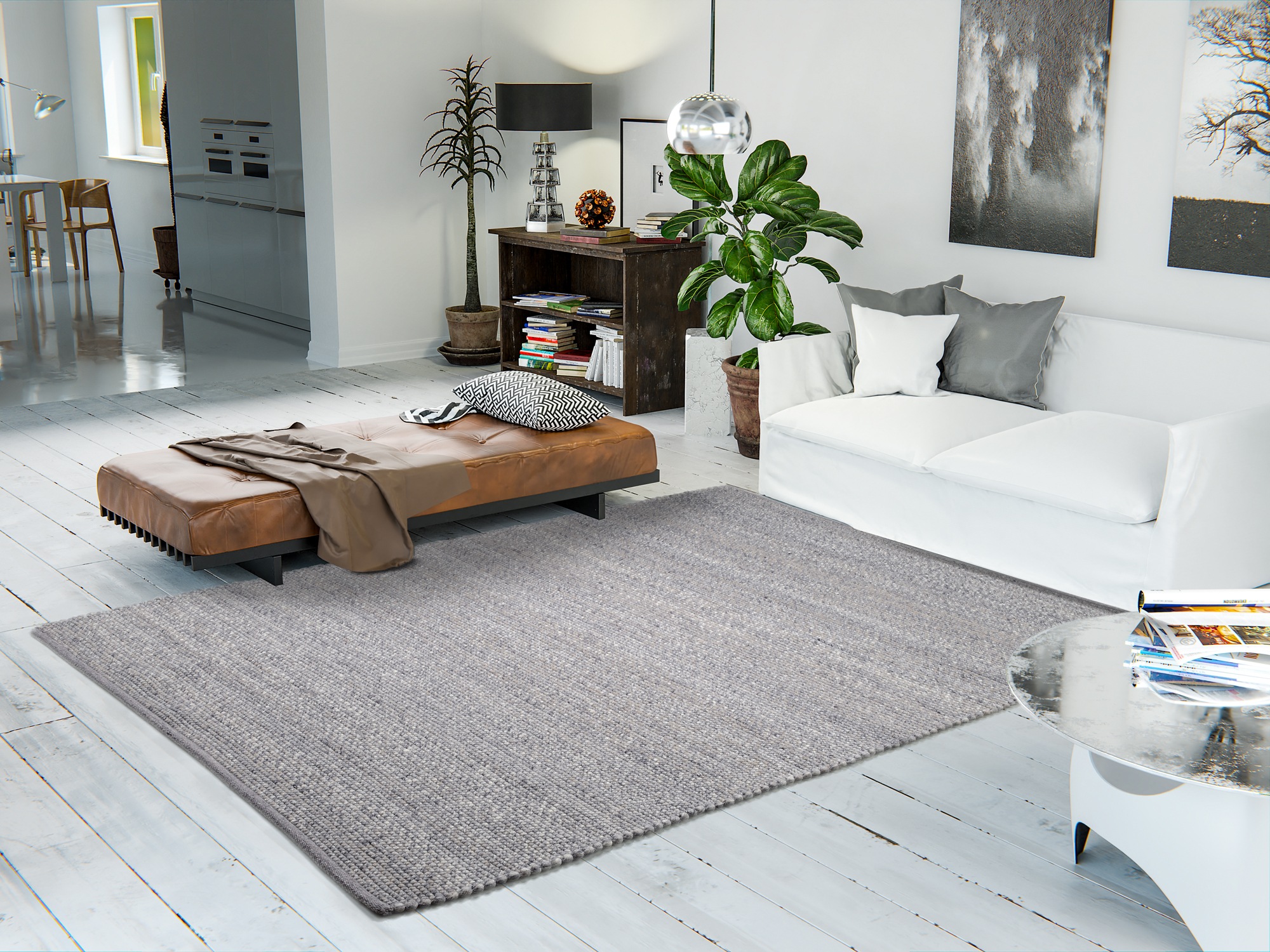 OCI DIE TEPPICHMARKE Teppich »FAVORIT«, rechteckig, 12 mm Höhe, Handweb-Teppich aus Indien, handgewebt, hochwertig verarbeitet