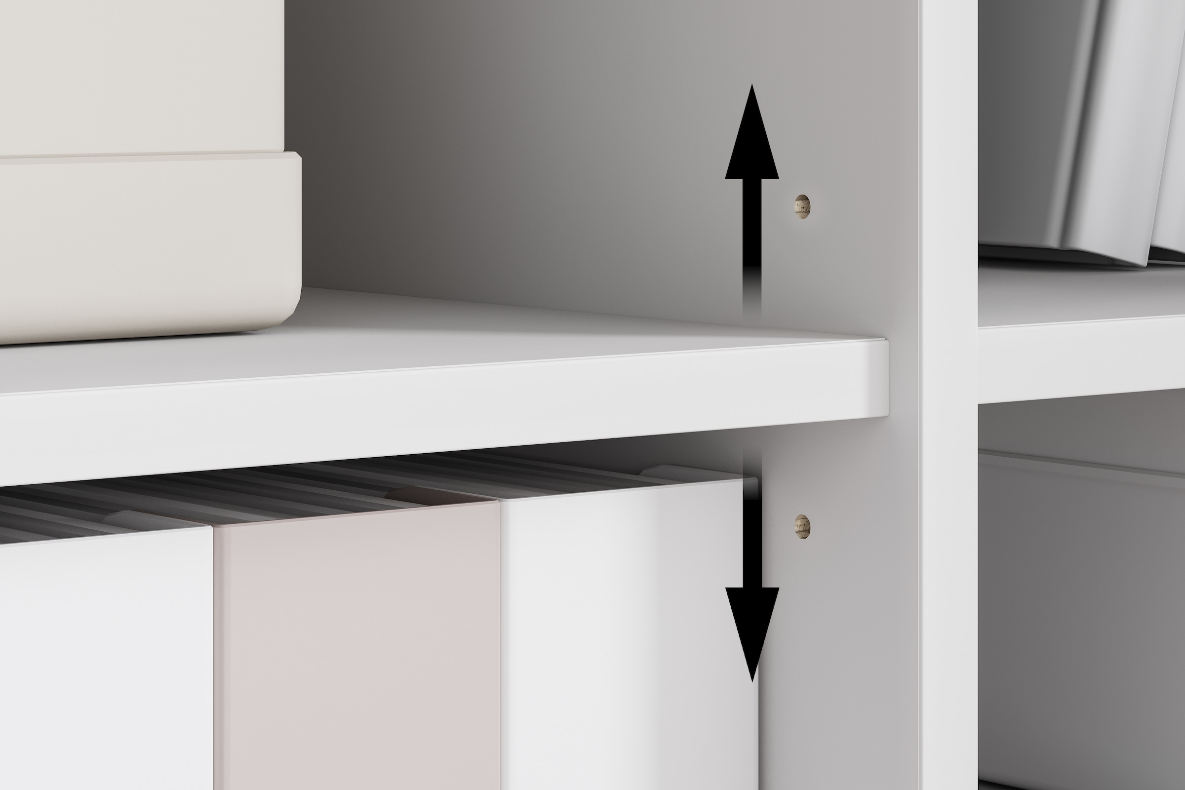 OTTO home PC-Schrank »Kenia, Sekretär, Home Office« 1 Stk. tlg. Mit Push-to-open, Tastaturauszug und praktischem Stauraum