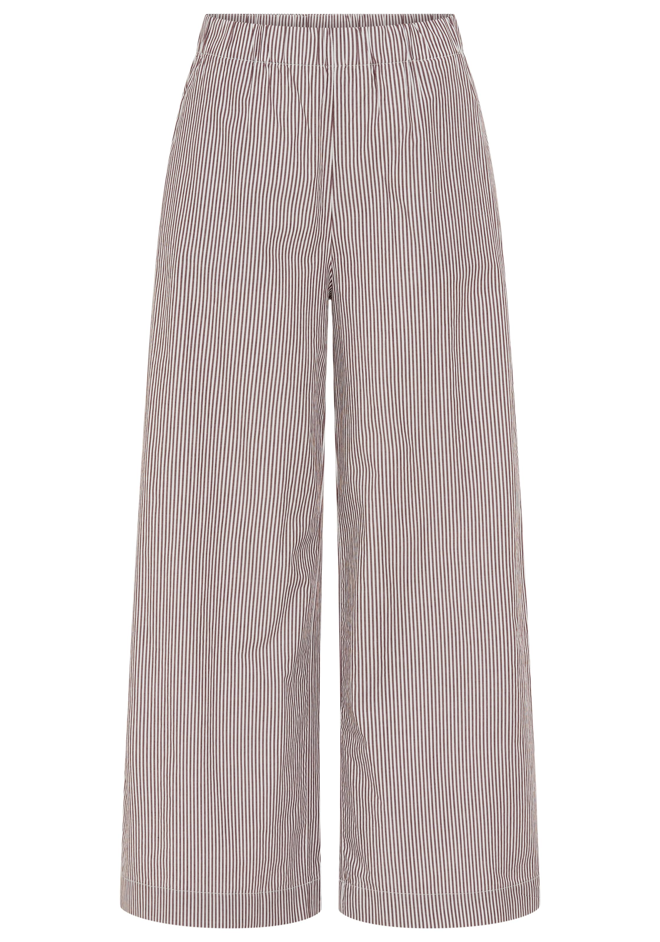 Marc O'Polo DENIM Schlupfhose  weites Bein, elastischer Bund, fein gestreift