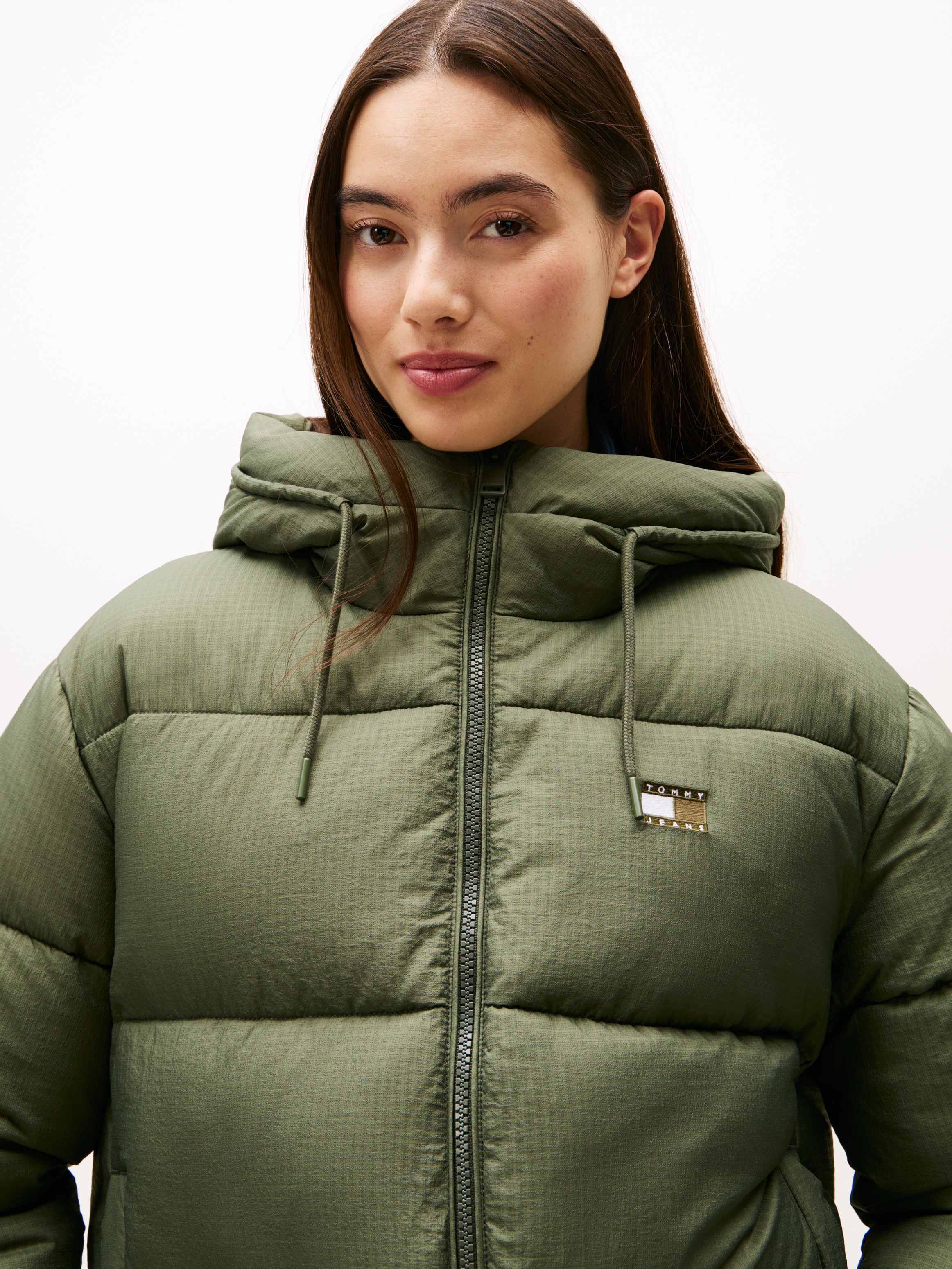 Tommy Jeans Steppjacke "TJW HOODED PUFFER JACKET" mit Kapuze günstig online kaufen