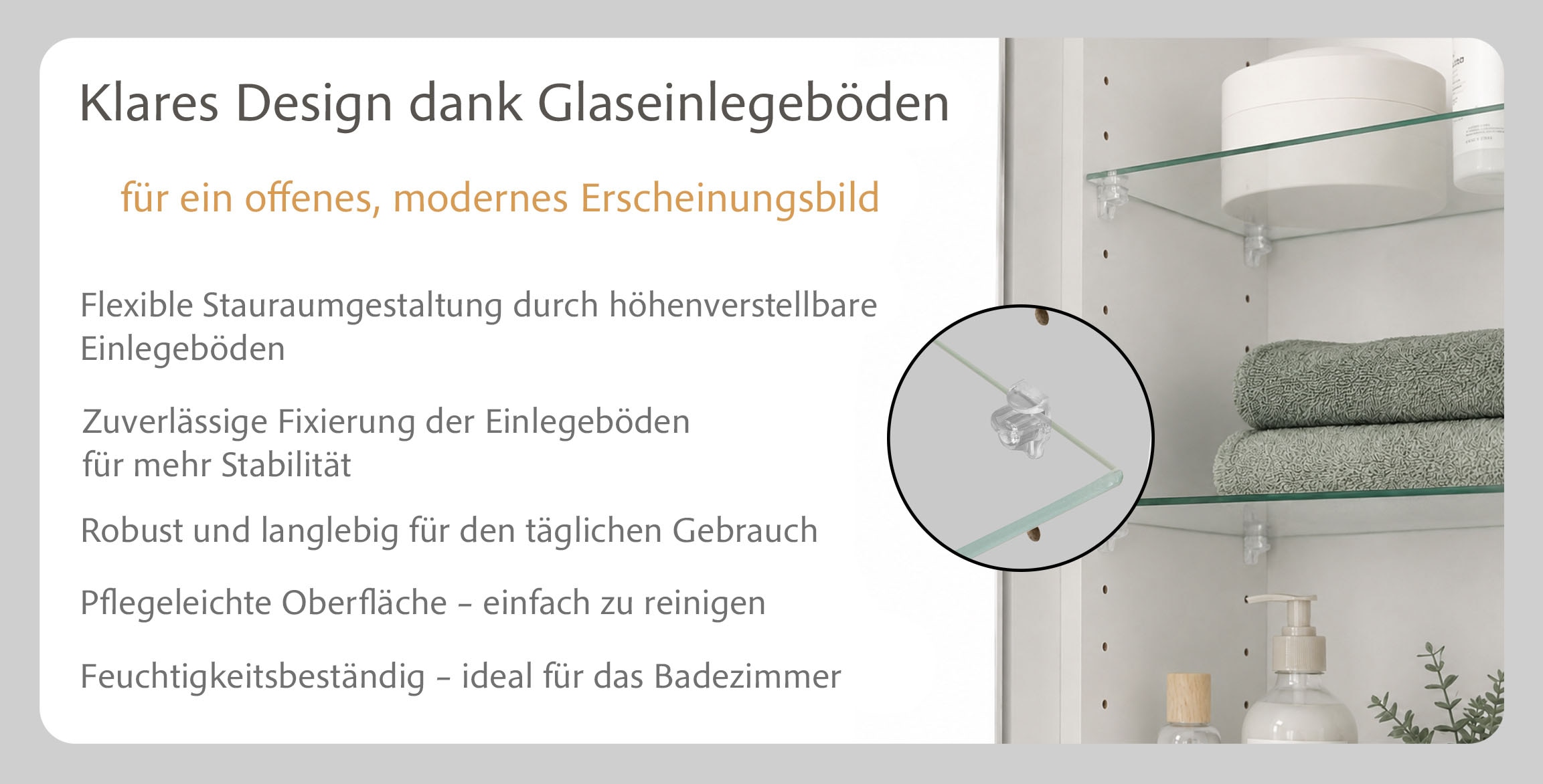 OTTO home Spiegelschrank »BOZEN, 3D-Spiegelschrank 60 cm« Inklusive LED-Aufbauleuchte, Steckdose und Schalter