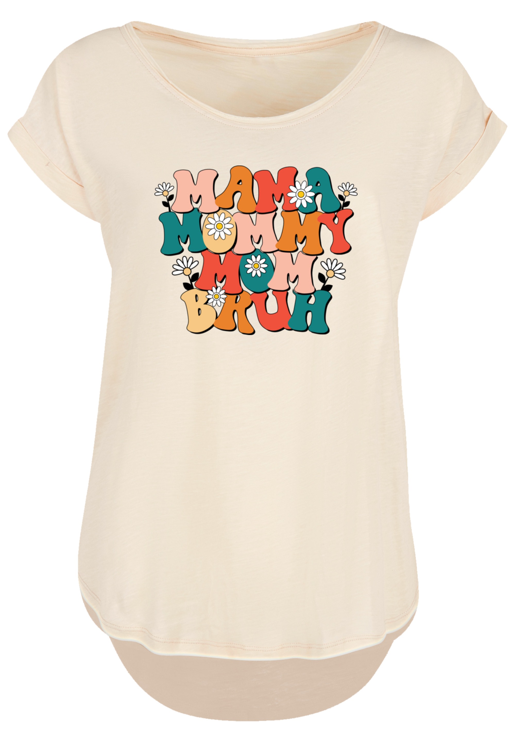 F4NT4STIC T-Shirt "Mothers Day Floral Accent Mom Life", Premium Qualität günstig online kaufen