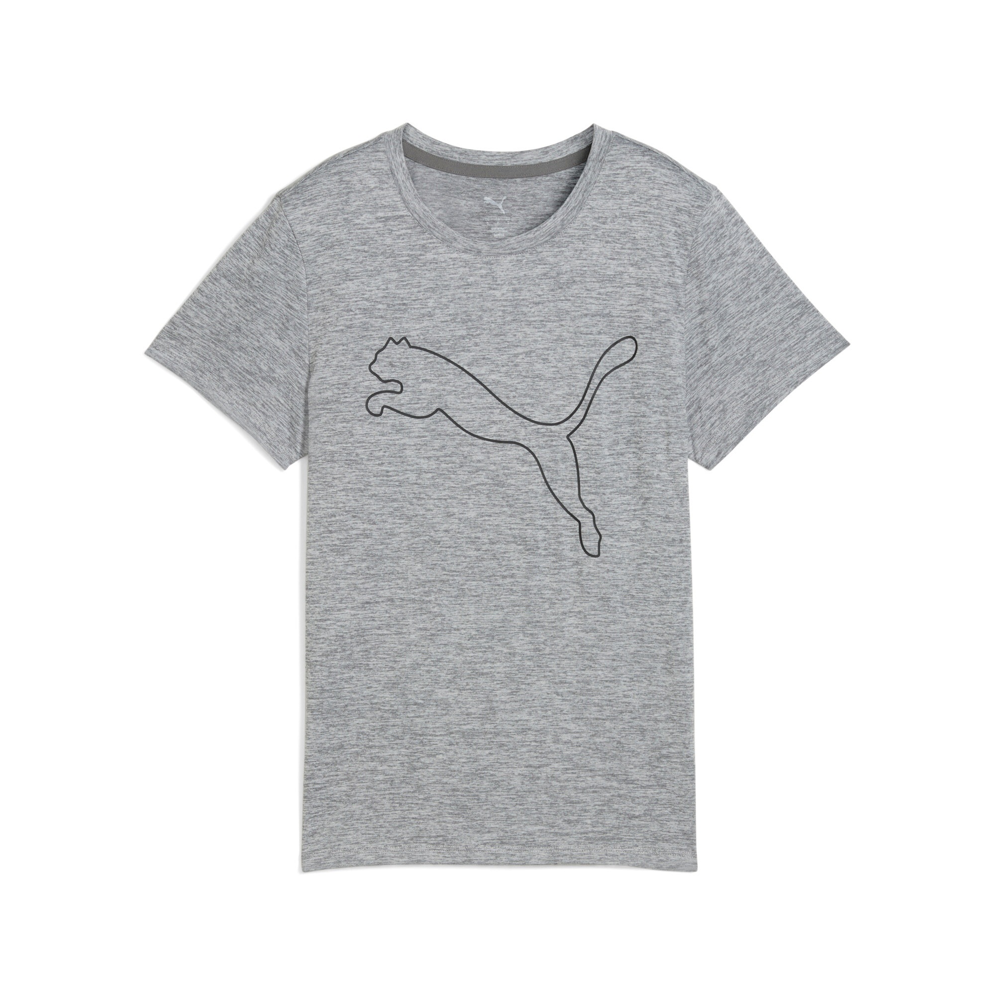 PUMA Trainingsshirt »W TAD ESSENTIAL HEATHER LOGO TEE«
