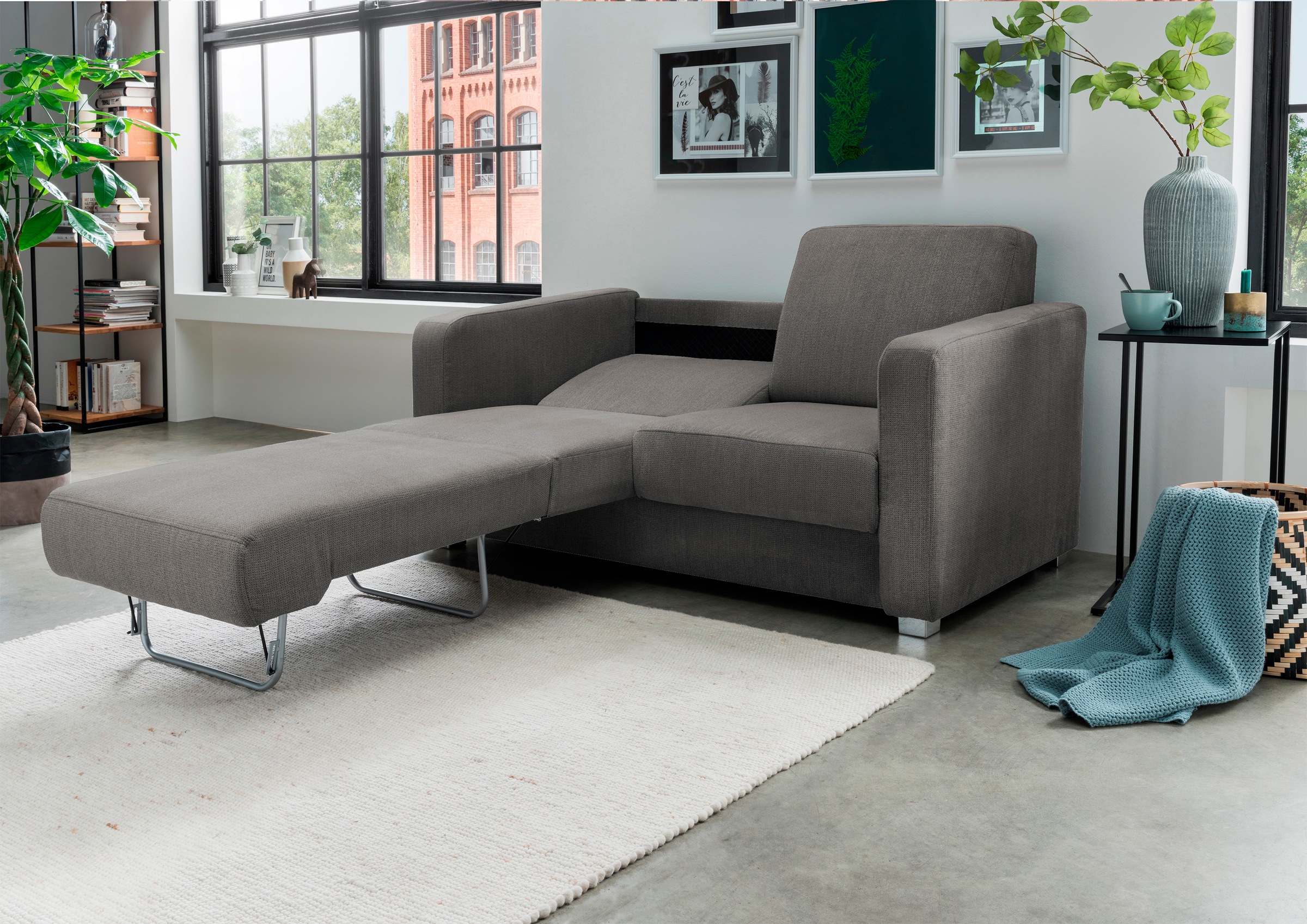 Home affaire Schlafsofa "Mia Problemlöser Sofa, Einzelauszug, Bettsofa, zei günstig online kaufen