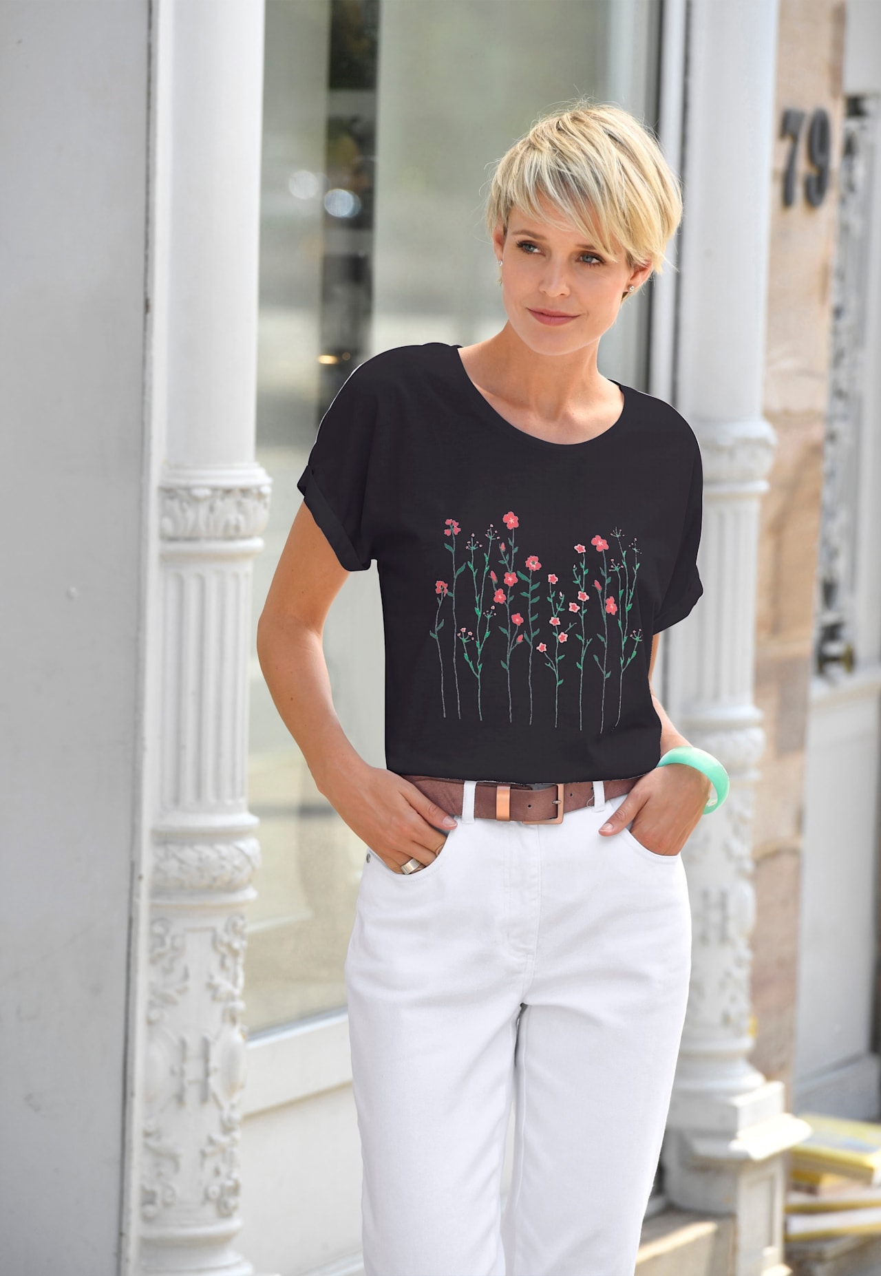Classic Basics Rundhalsshirt "Shirt" 1 Stk. tlg. günstig online kaufen