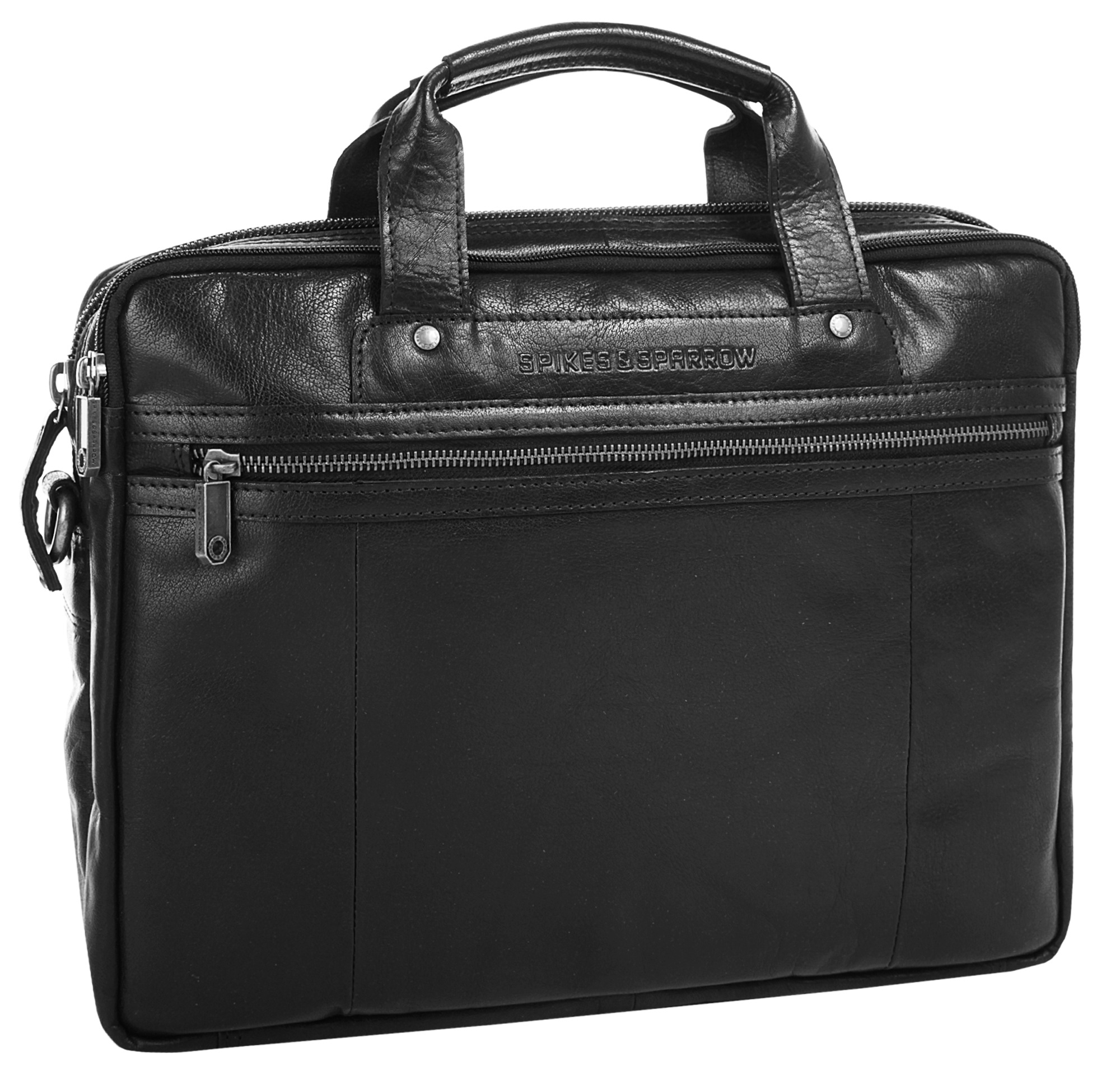Spikes & Sparrow Aktentasche echt Leder günstig online kaufen