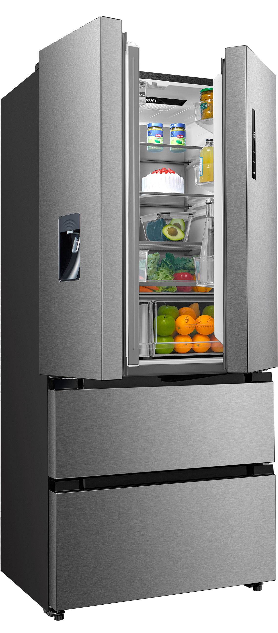 Hanseatic French Door »HFD18983CWDI«, Wasserspender