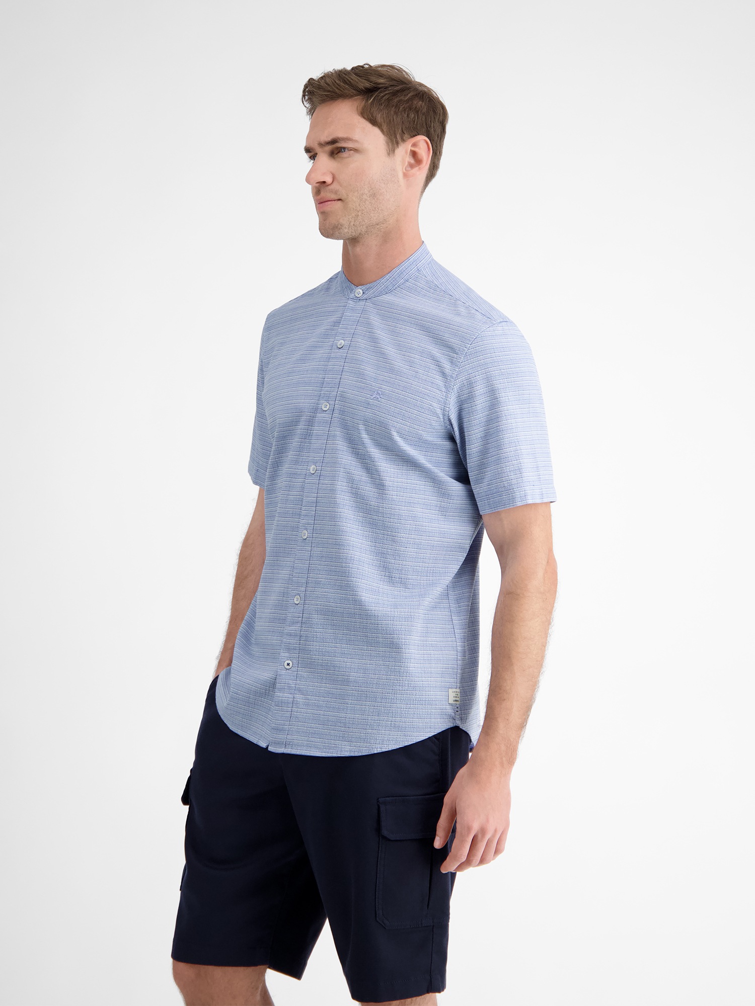 Thumbnail - LERROS Kurzarmhemd "Kurzarmhemd in Seersuckerqualität"