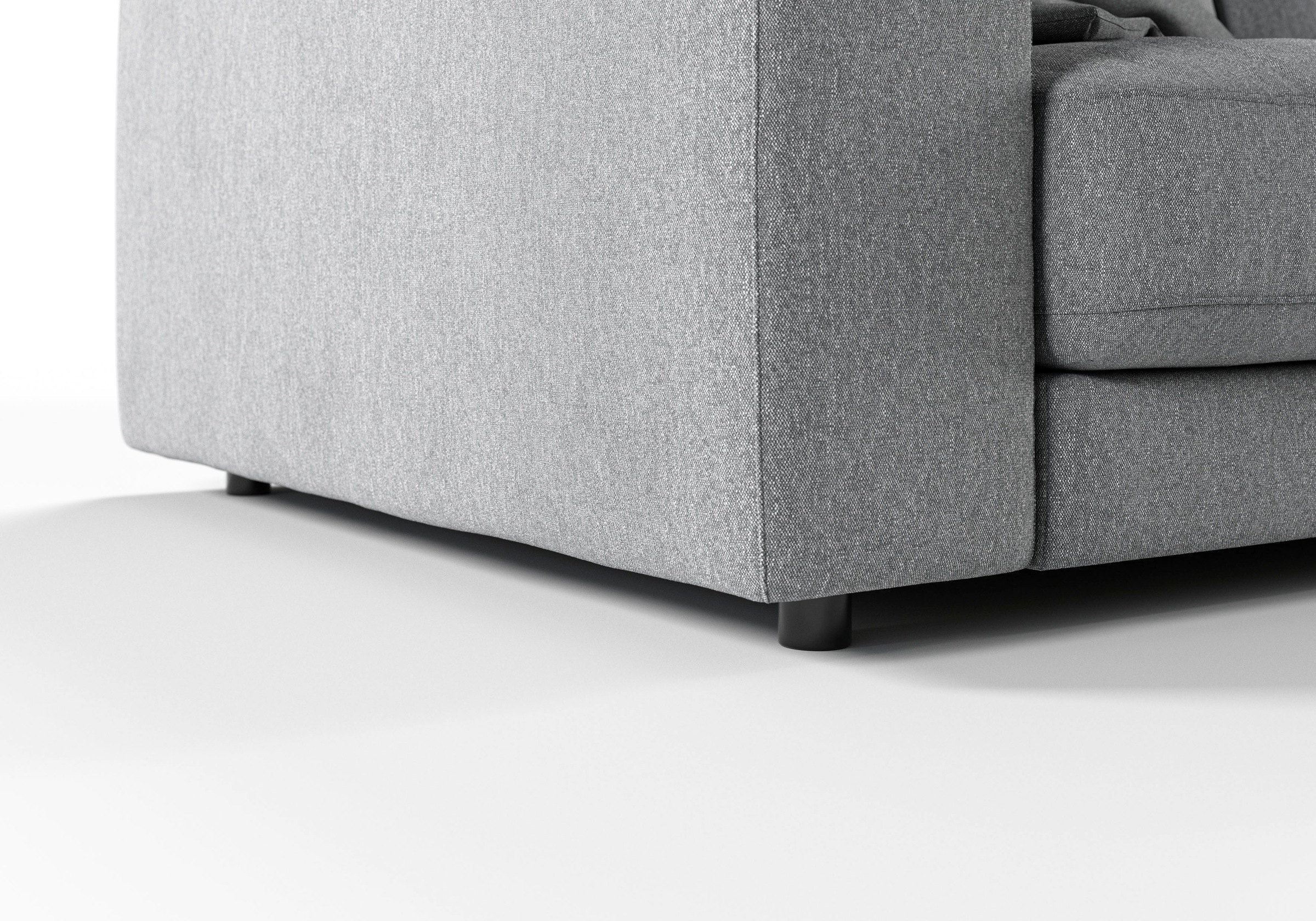 3C Candy Ecksofa »Enisa II, bequem und komfortabel, Mega Familiensofa, L-Form«, incl. 3 Flatterkissen, wahlweise mit Flecken-Schutz-Bezug Easy care