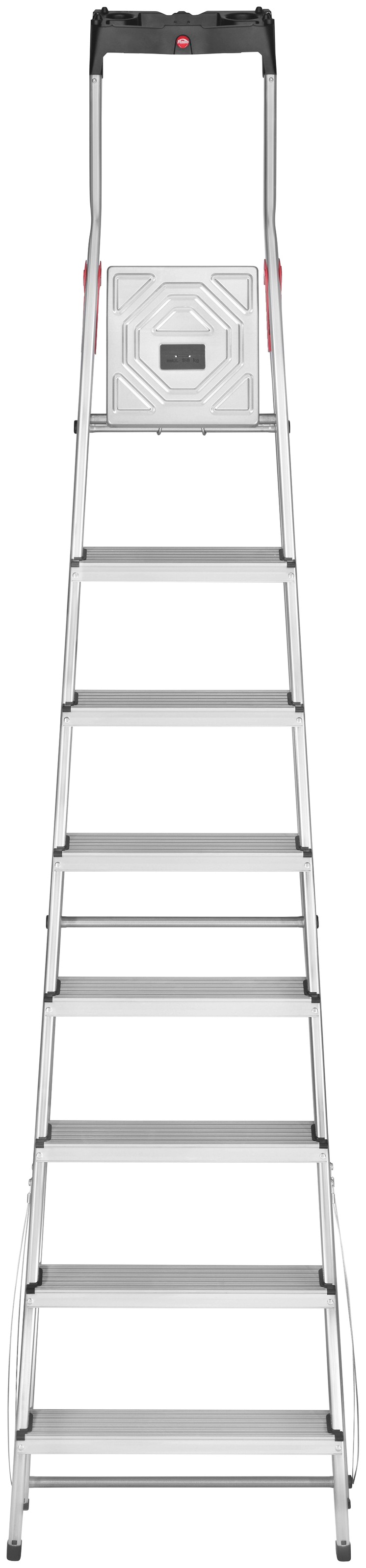 Hailo Stehleiter "L60 StandardLine" Alu-Sicherheits-Stehleiter 8 Stufen günstig online kaufen