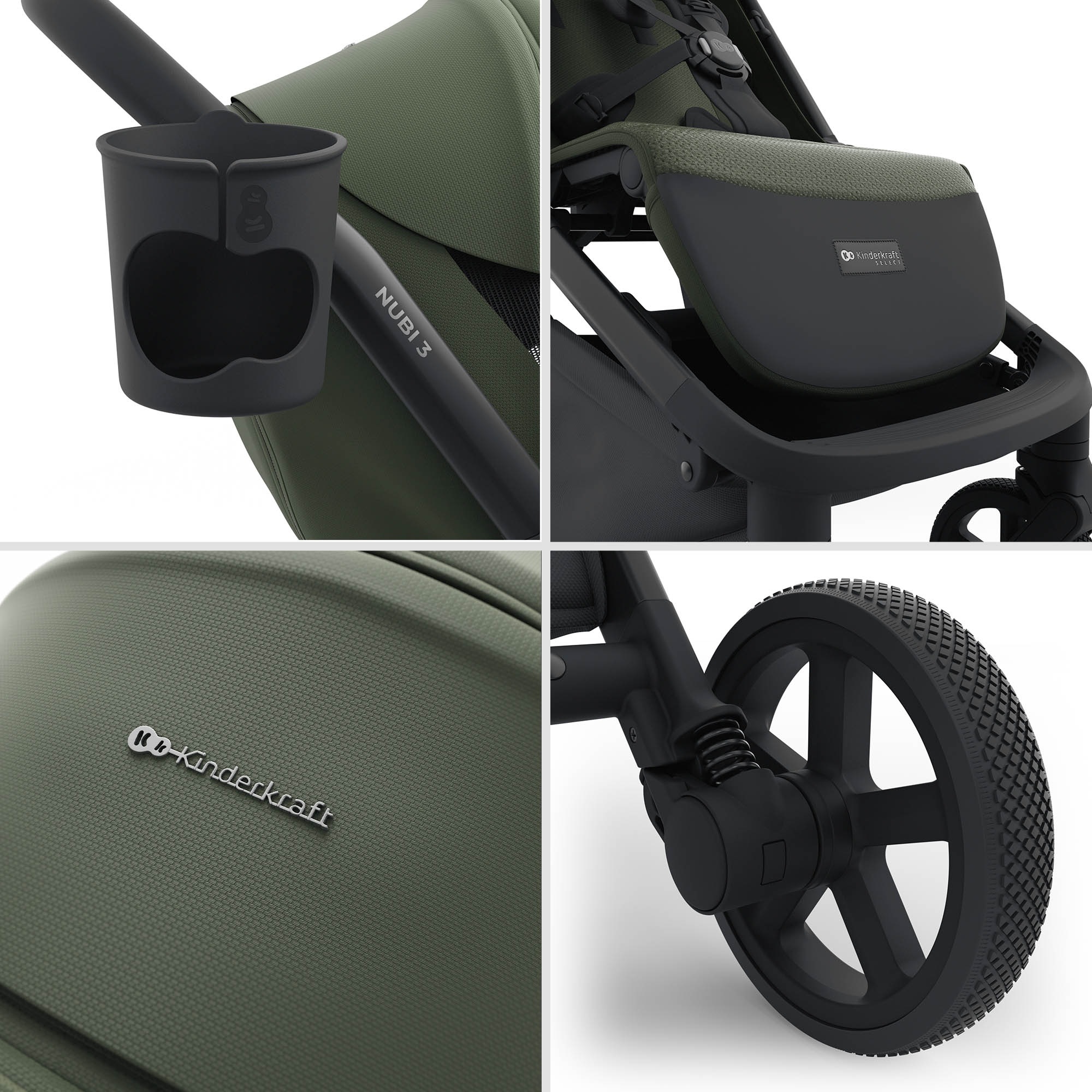 Kinderkraft Kinder-Buggy »NUBI 3« 22 kg
