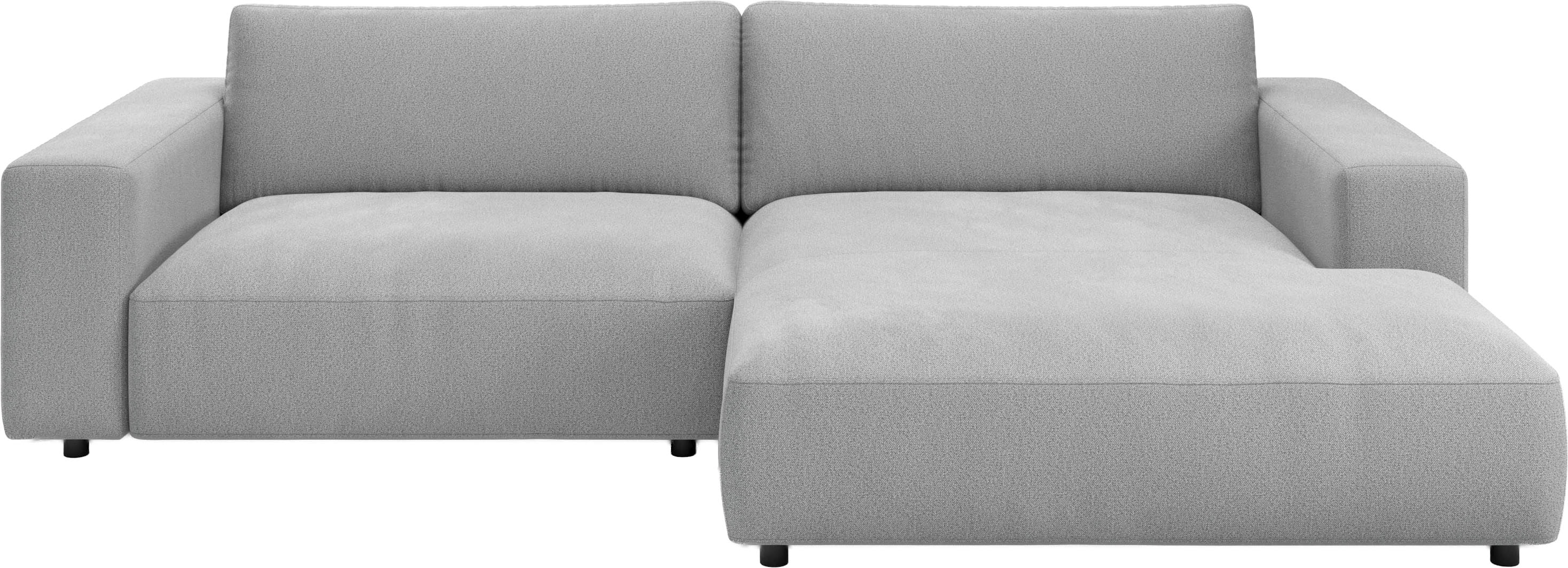 Musterring Ecksofa "MR LUCIA, Charakterstarker Lounge-Komfort von Musterring" XXL-Longchair, erstklassige Kammerkissen & zeitloser Look