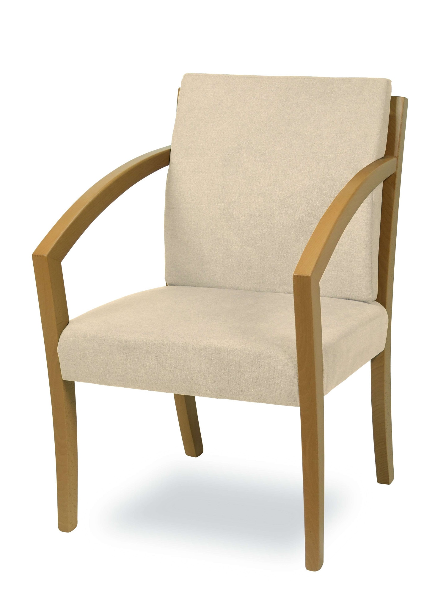 Home affaire "G98 George Armlehnstuhl, Sessel, in 3 Gestellfarben Made in Italy" () 1 Stk.Extra-confort, Fleckenabweisendes Gewebe, Massivholz
