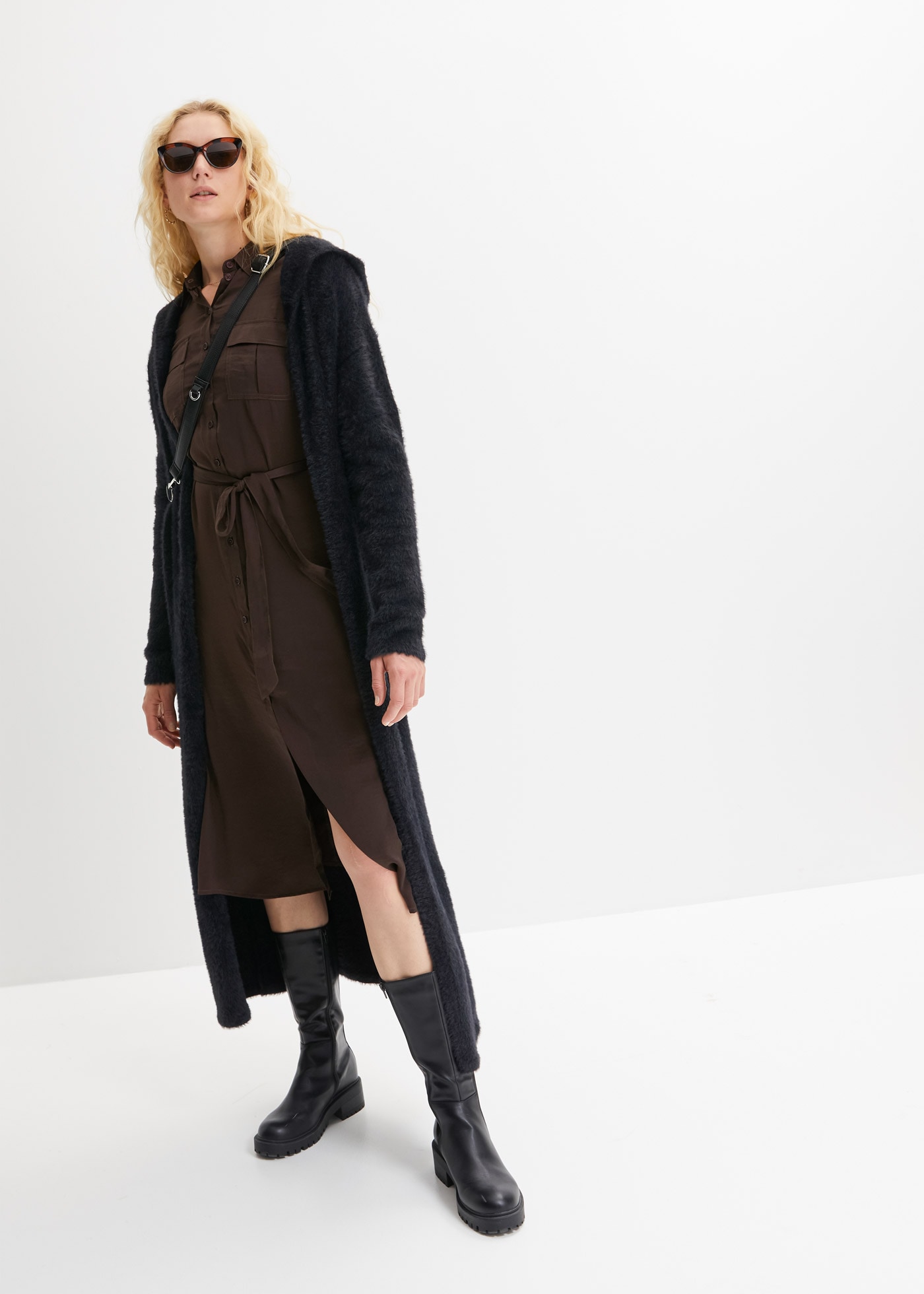 bonprix Strickmantel