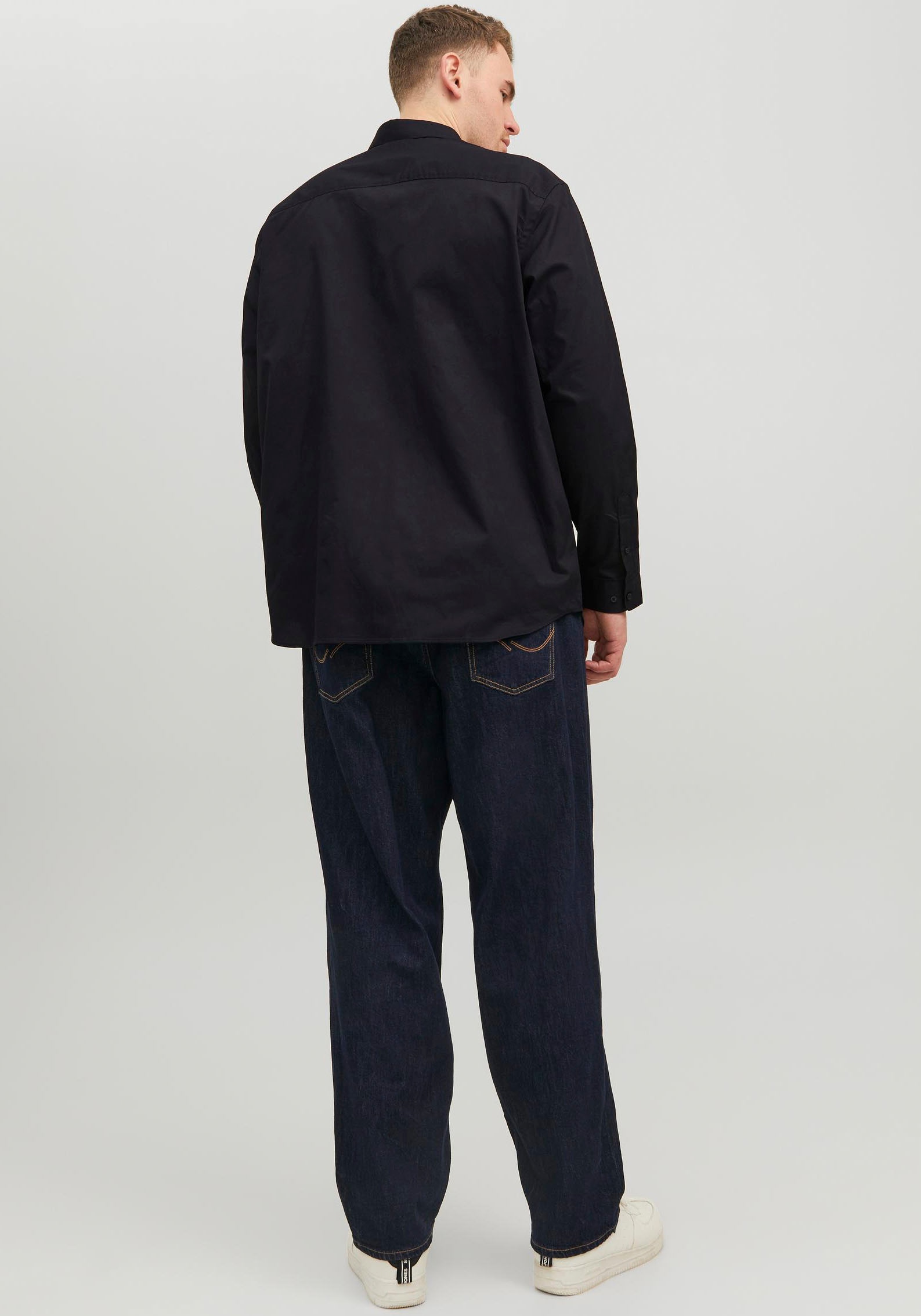 Jack & Jones PlusSize Langarmhemd »JPRBLACARDIFF SHIRT«