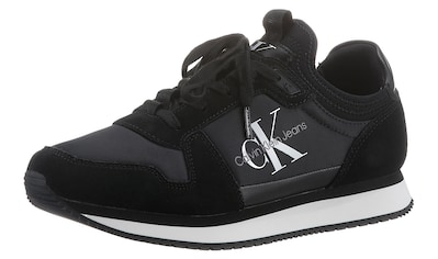 Calvin Klein Jeans Slip-On Sneaker »RUNNER SOCK LACEUP NY-LTH WN«, mit aufgesetzer... kaufen