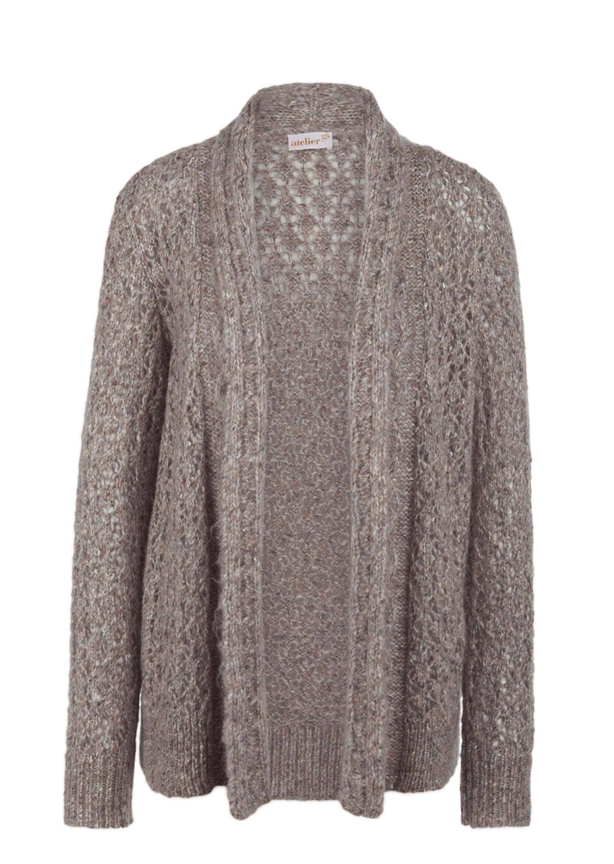 GOLDNER Strickjacke "Trageangenehme offene Strickjacke" Feine Ajourstruktur günstig online kaufen