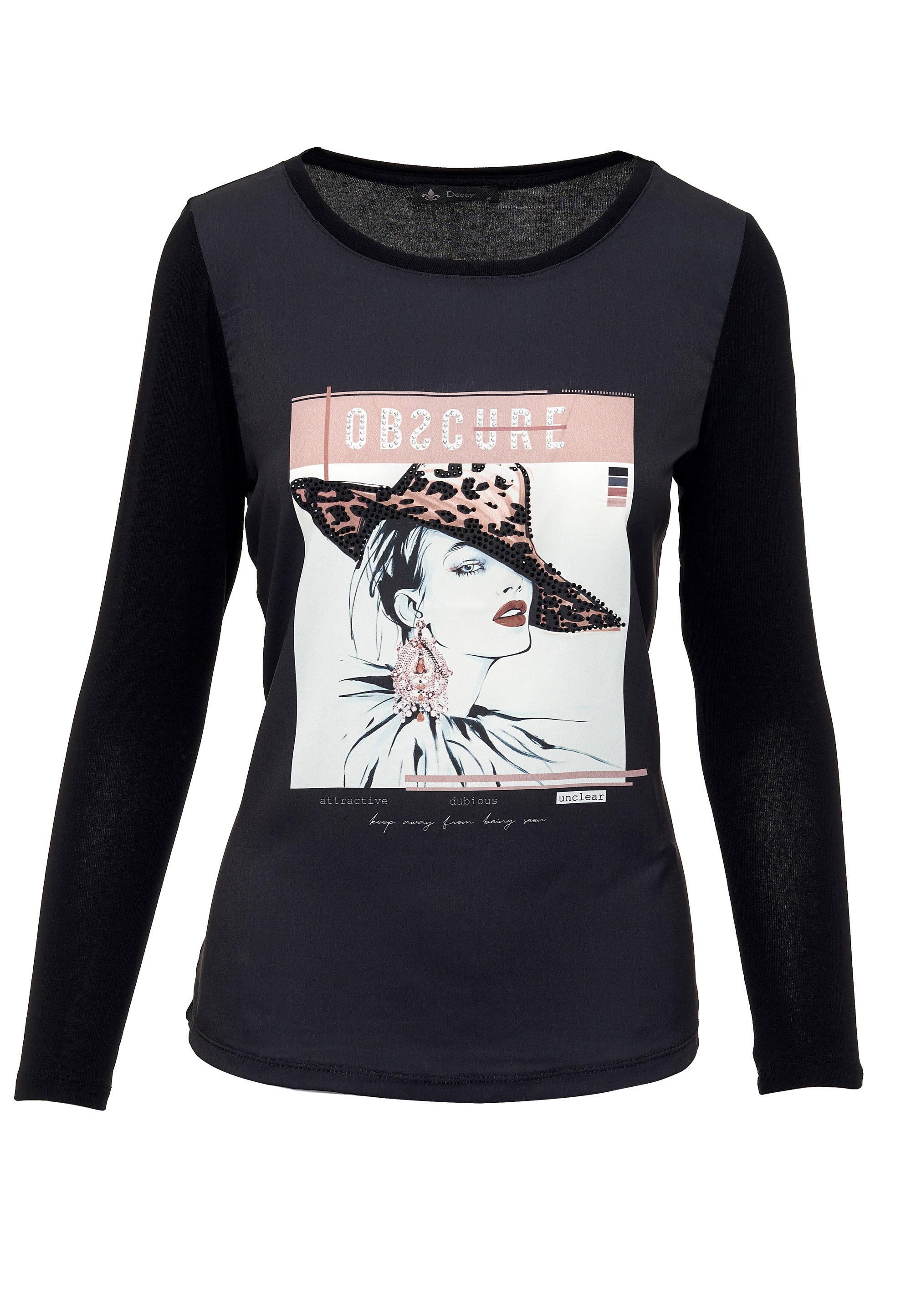 Decay Langarmshirt, mit extravagantem Portrait-Druck online bestellen | BAUR