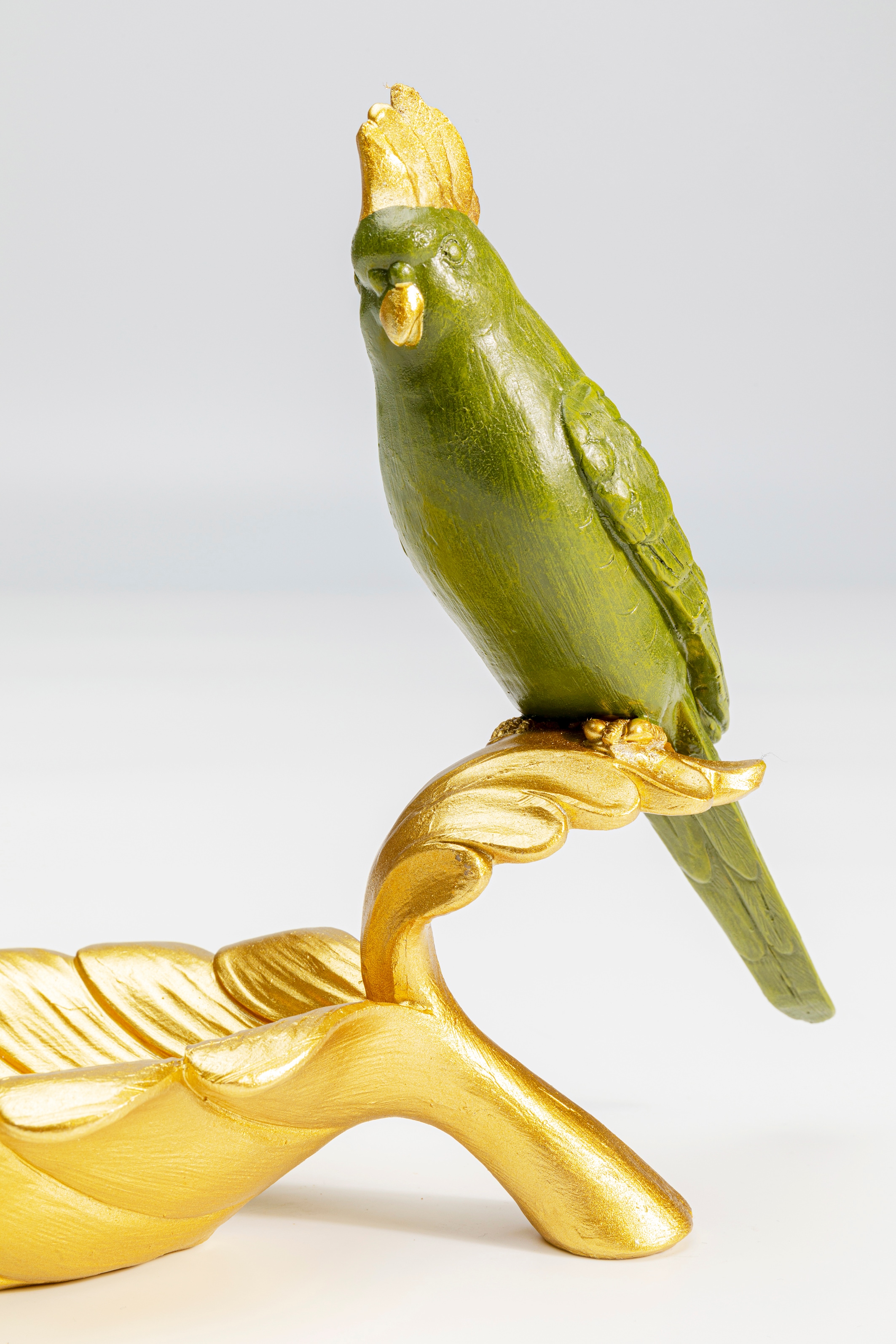 Kare Design Schale »Parrot Guard 10x21cm« aus Polyresin (Kunststein) aus lackiertem Polyresin