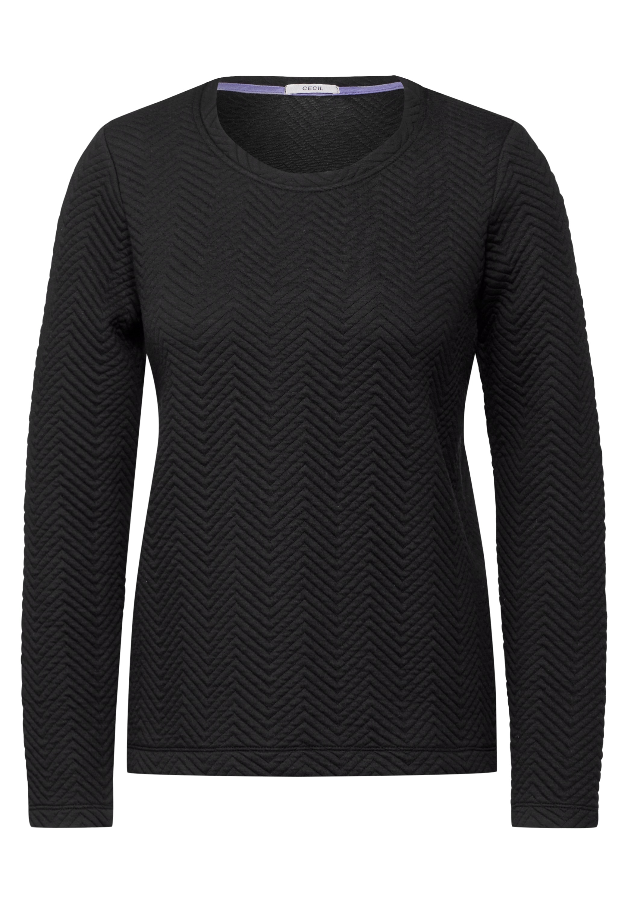 Cecil Langarmshirt, mit Rundhalsausschnitt