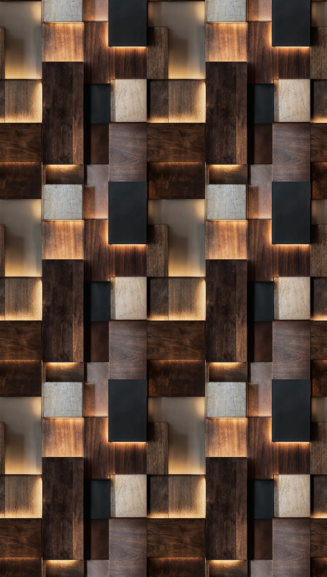 living walls Fototapete »The Wall 4 Graphics – Moderne Holzwandverkleidung Vlies-Fototapete« 3D-Optik | Holz | matt leicht strukturiert Moderne Holzwandverkleidung mit markanter 3D-Wirkung