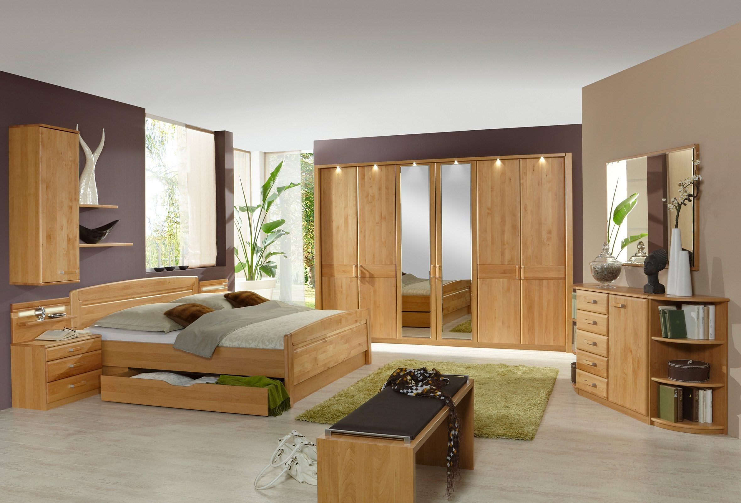 WIEMANN Funktionsbett "Lausanne, Bettgestell, Bettrahmen, teilmassiv Erle" günstig online kaufen