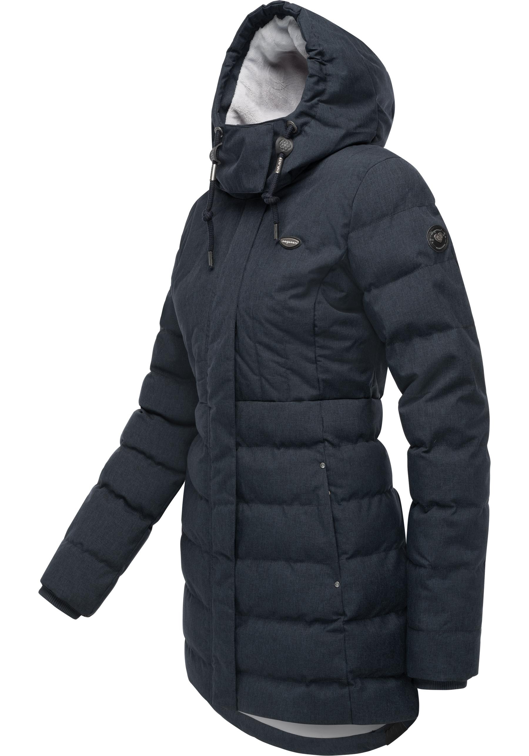 Ragwear Kurzmantel »Ashanta«, Wasserdichter Winterparka mit gefütterter Kapuze