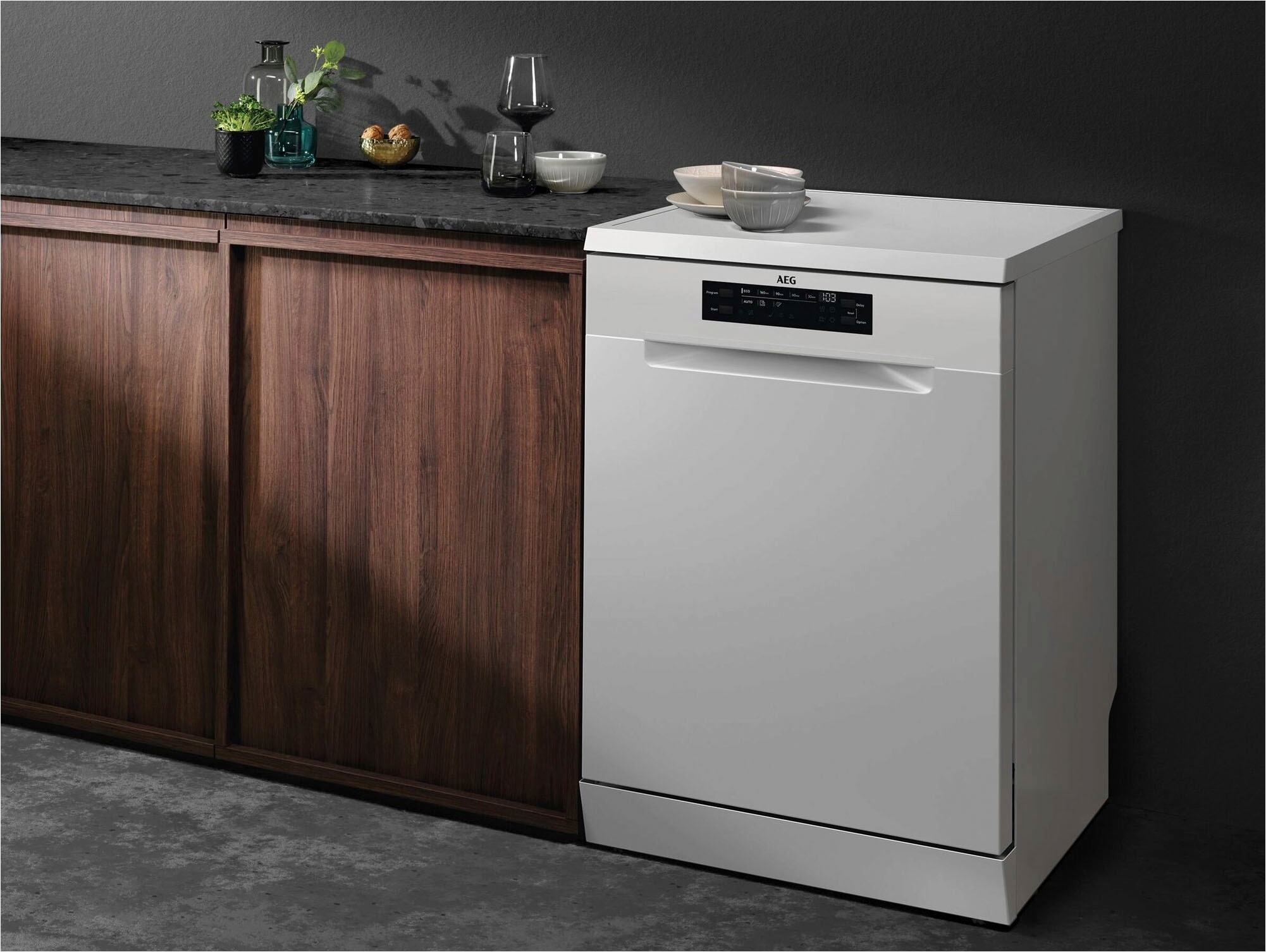 AEG Standgeschirrspüler 5000 »FFB7572APW«, 14 Maßgedecke, AirDry