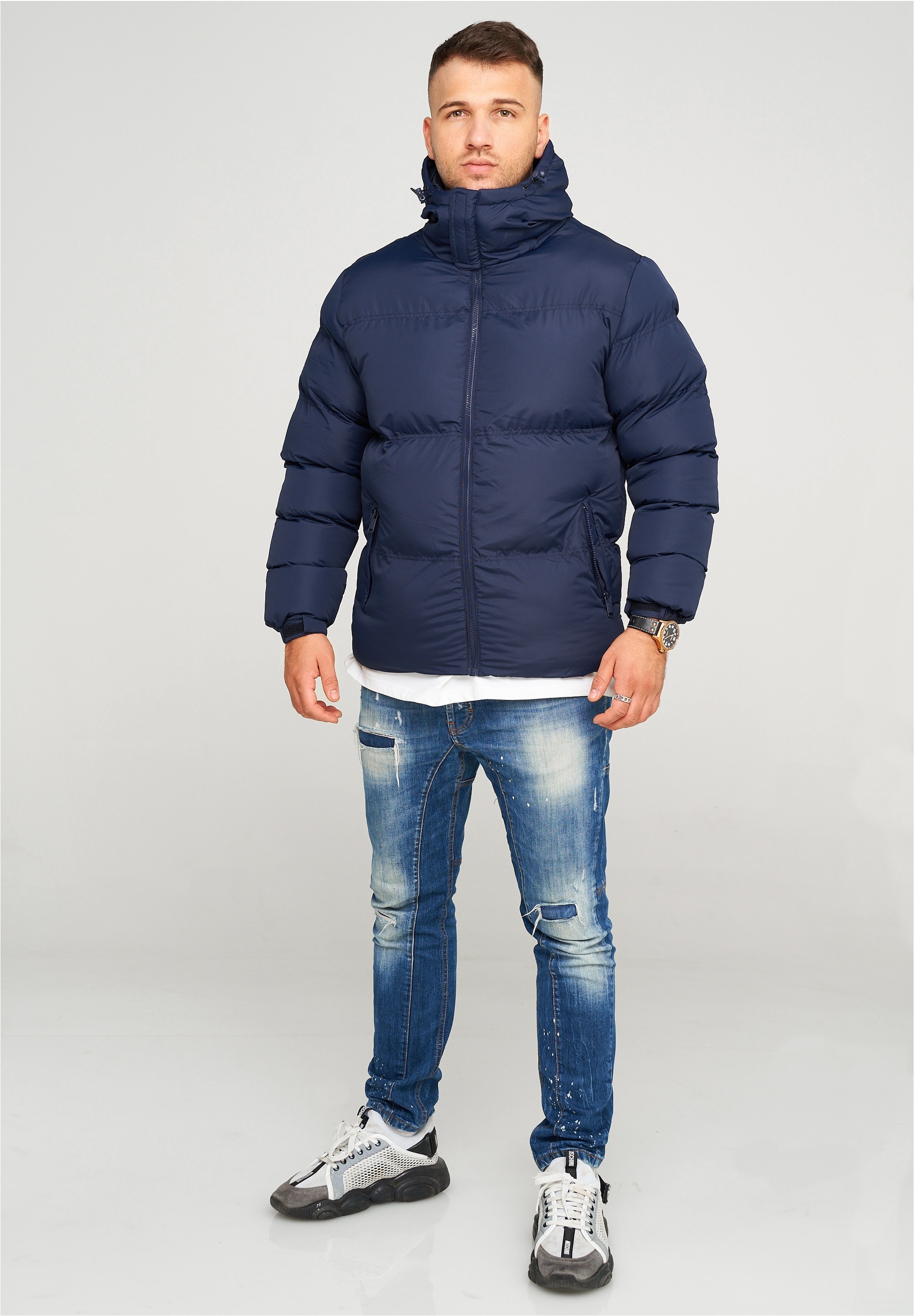 behype Steppjacke »BHROLLIN«, mit Kapuze