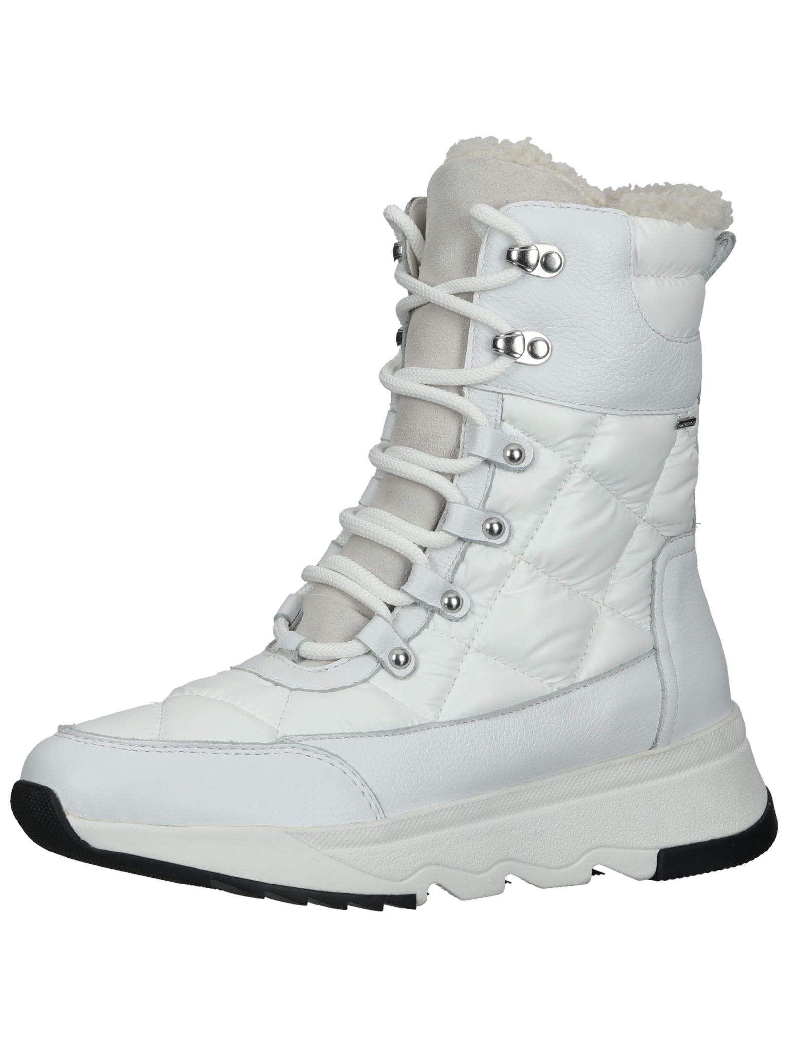 Geox Schnürstiefelette "Geox Stiefelette Leder/Textil"