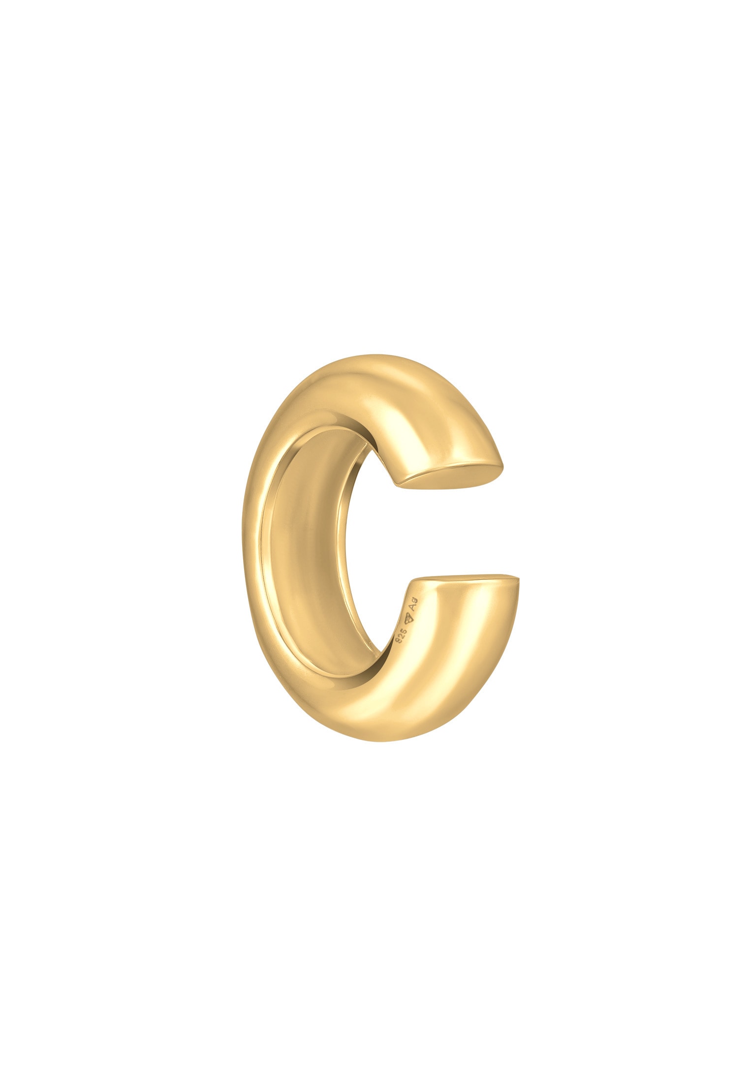 Elli Ohrklemme »Ohrringe Earcuff Single Basic Look 925 Silber«