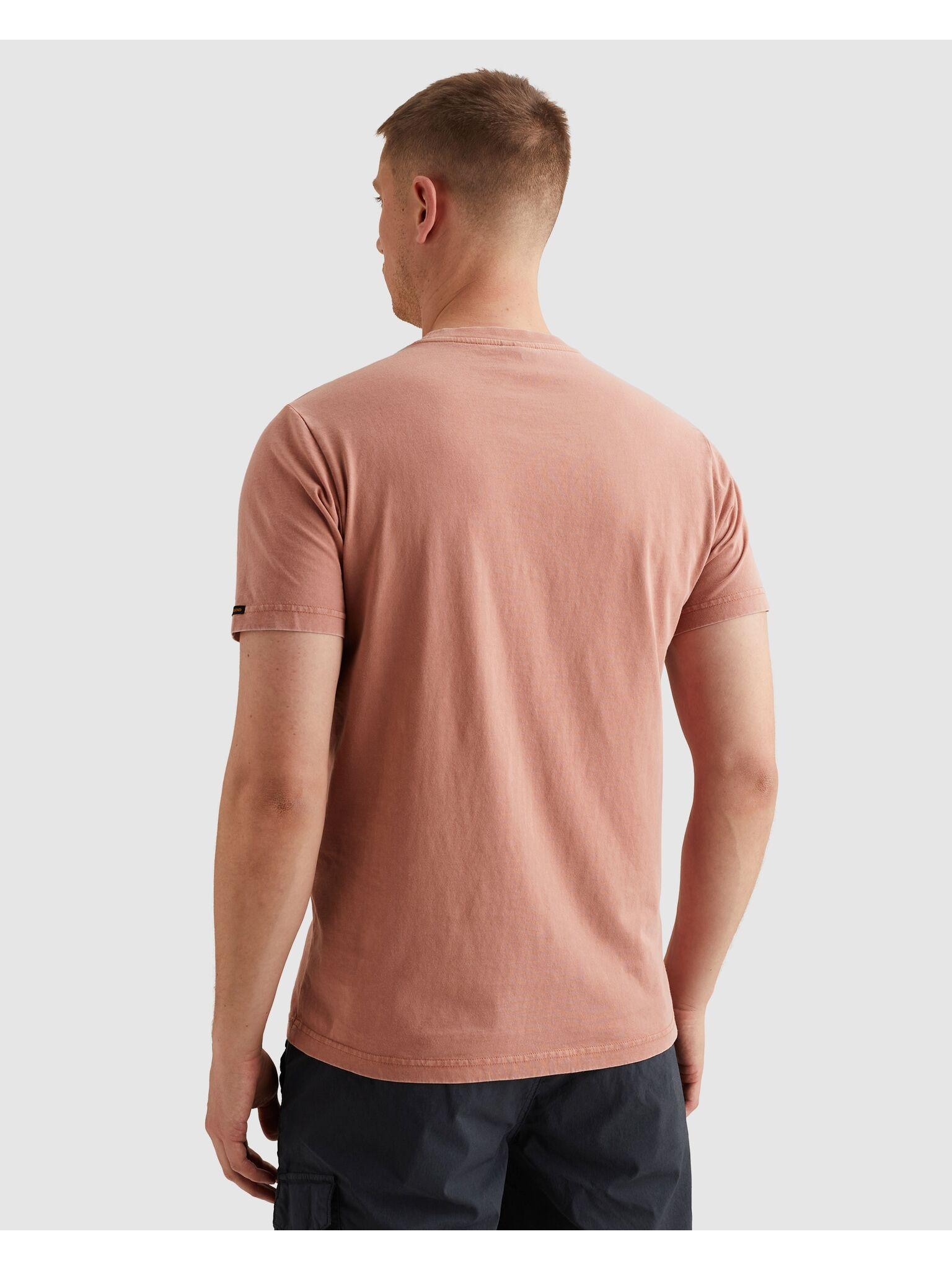 PME LEGEND T-Shirt »Short sleeve r-neck washed garment dye« mit Logo Stickerei