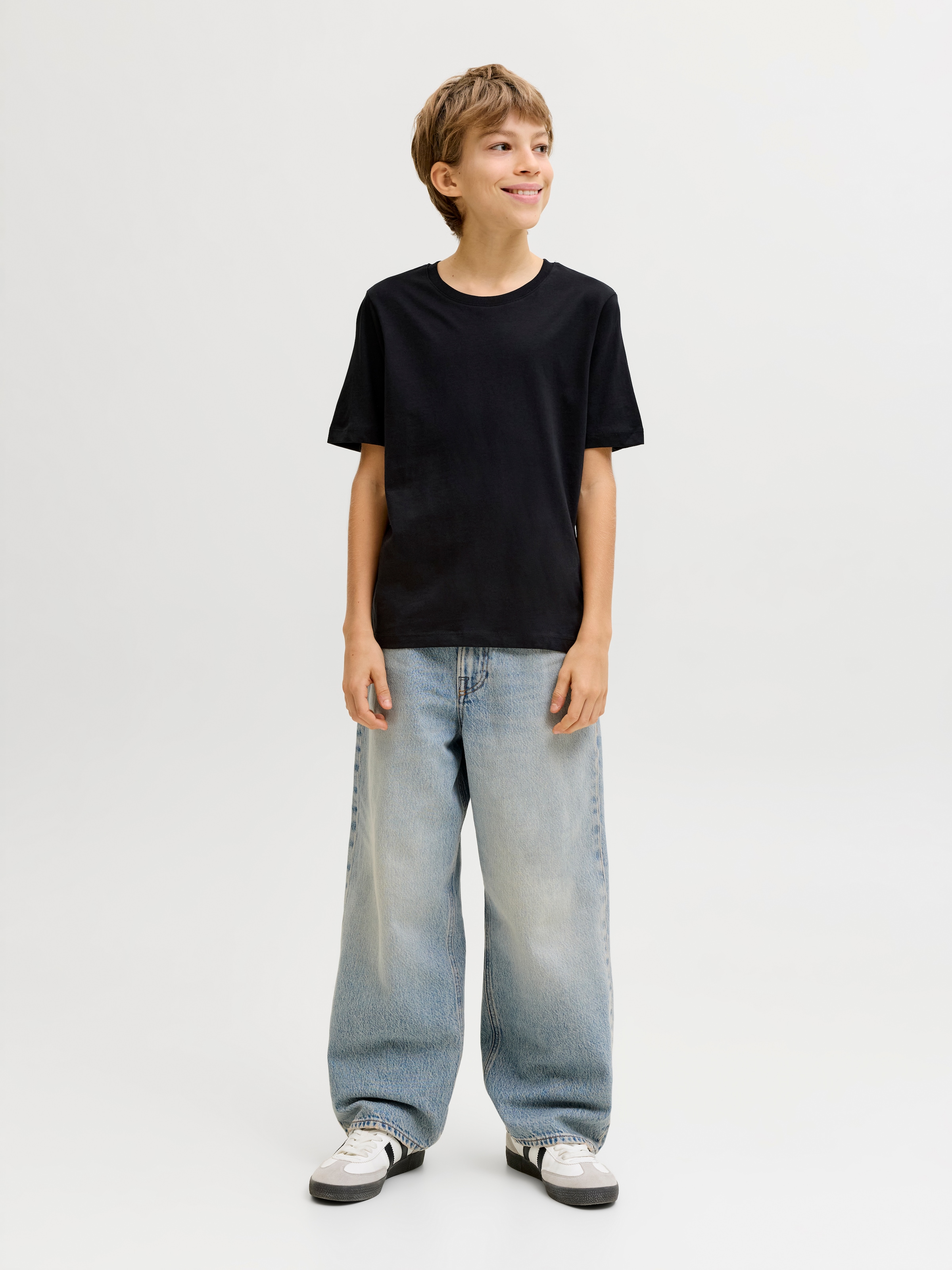 Jack & Jones Junior T-Shirt »JJEORGANIC BASIC TEE SS 3PK MP NOOS JNR« Packung, 3 tlg.