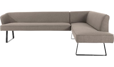 exxpo - sofa fashion Eckbank »Americano«, mit Keder und Metallfüßen, Bezug in... kaufen