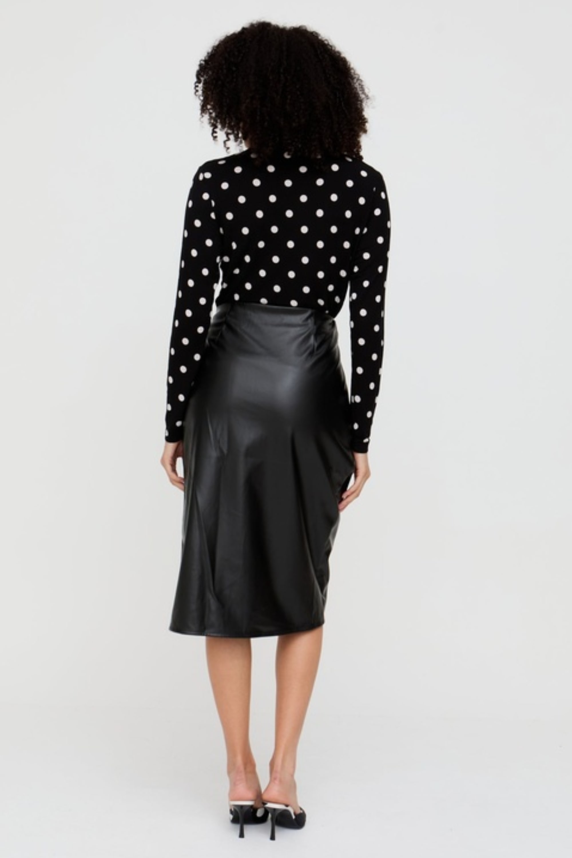 Lily and Lionel Midirock »Nia Draped Midi Skirt Damen«