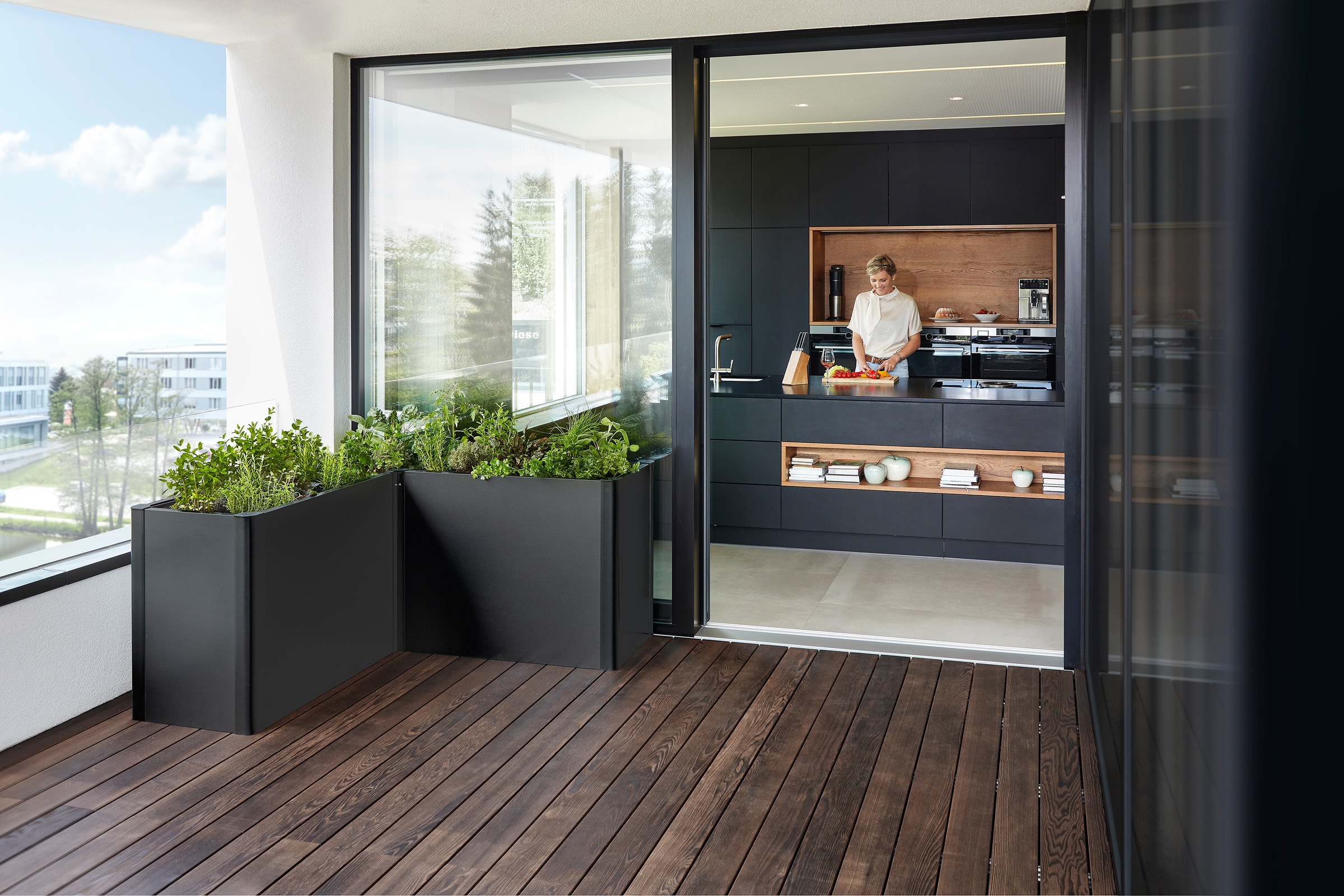 Biohort Hochbeet "BELVEDERE L-Form maxi 1,5, verschiedene Farben" 152x152x7 günstig online kaufen