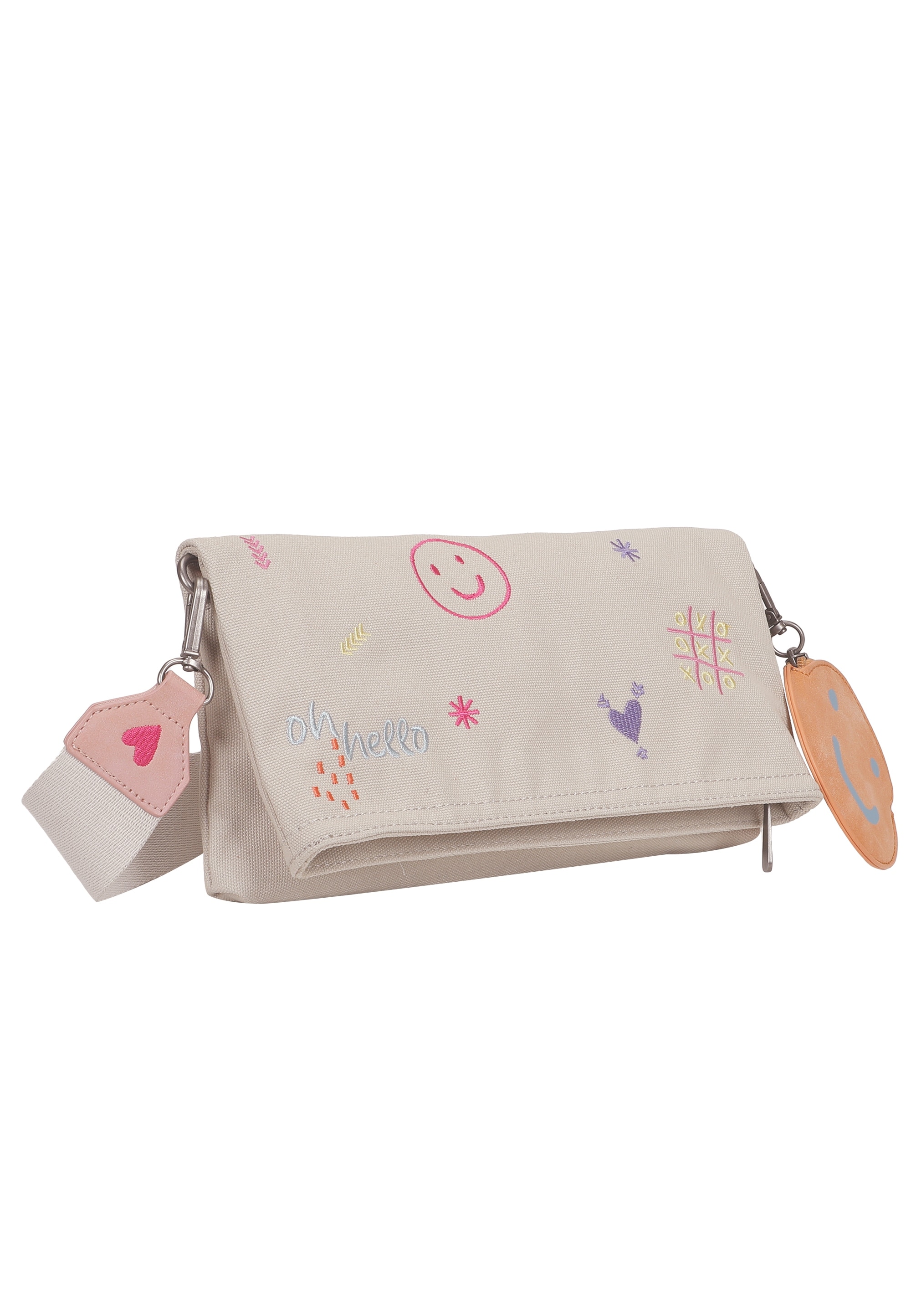 Fritzi aus Preußen Schultertasche »Ronja Cross Limited Ebro Fun«, mit abnehmbarem Pocketanhänger