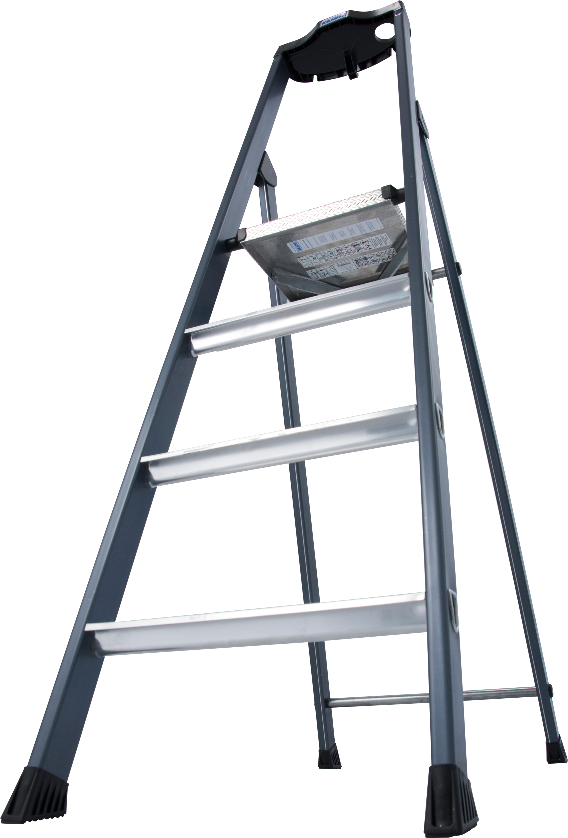 KRAUSE Stehleiter »SePro S«, Alu eloxiert, 1x4 Stufen, Arbeitshöhe ca. 285 cm