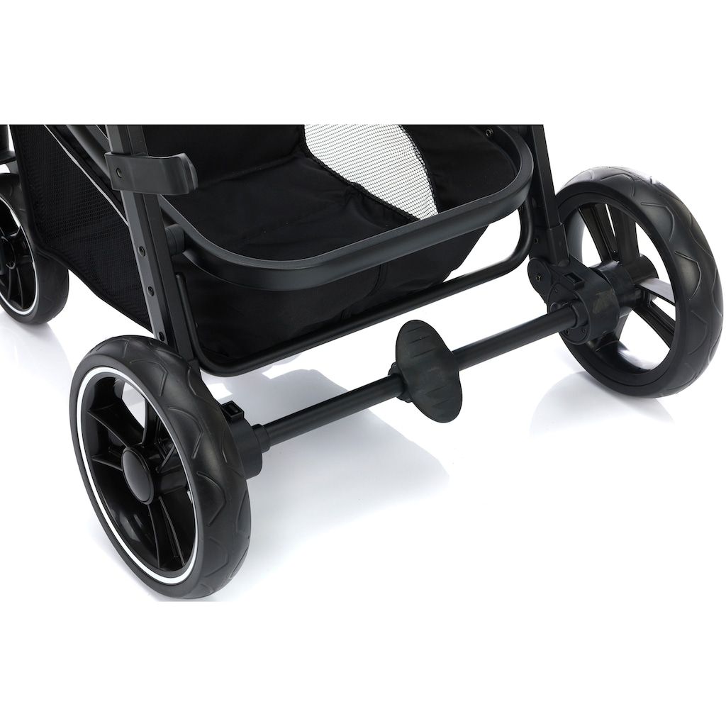 Fillikid Kombi-Kinderwagen »Jaguar, dunkelgrau melange«, 22 kg