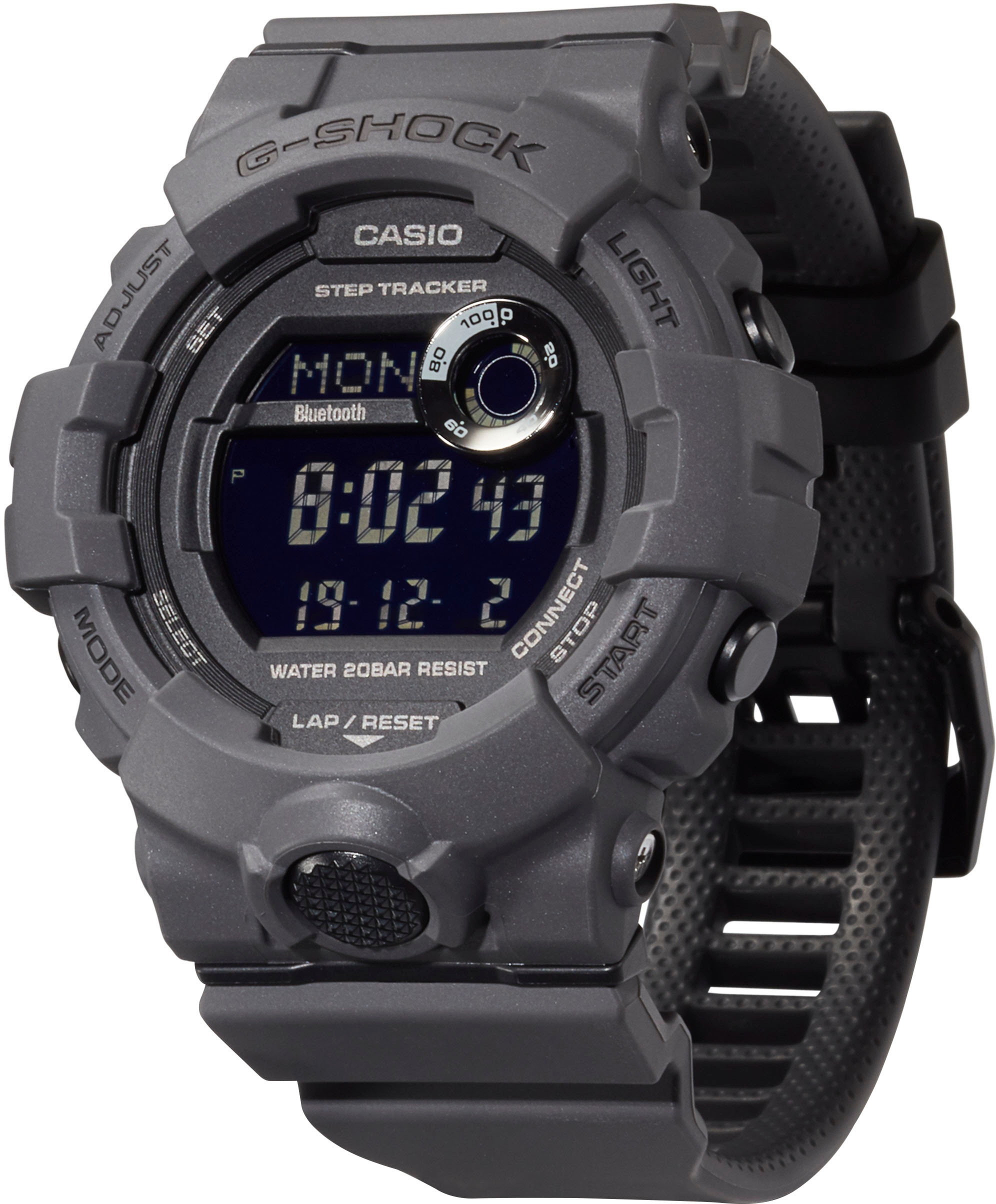 CASIO G-SHOCK Smartwatch »GBD-800-1BER«, Quarzuhr,Armbanduhr,Herrenuhr,Schrittzähler,bis 20bar wasserd.digital)