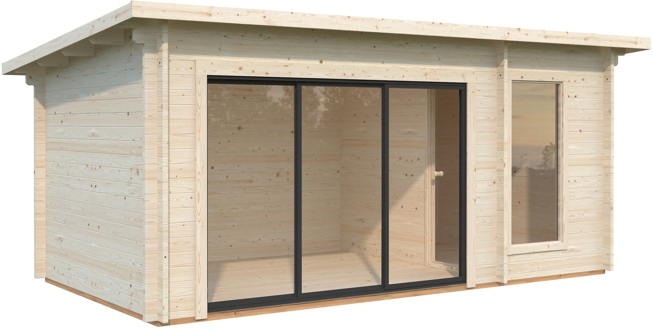 Palmako Sauna »Sanna 12,8 m² Slide Plus«