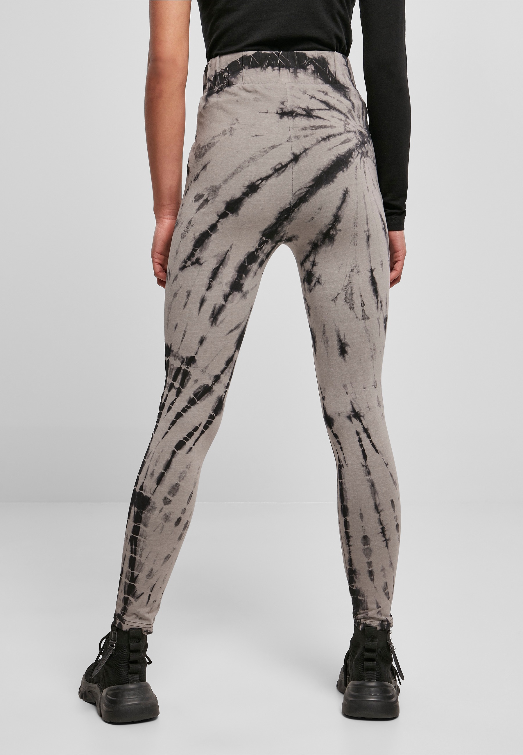 URBAN CLASSICS Leggings »Urban Classics Damen Ladies Cotton Tie Dye High Waist Leggings«